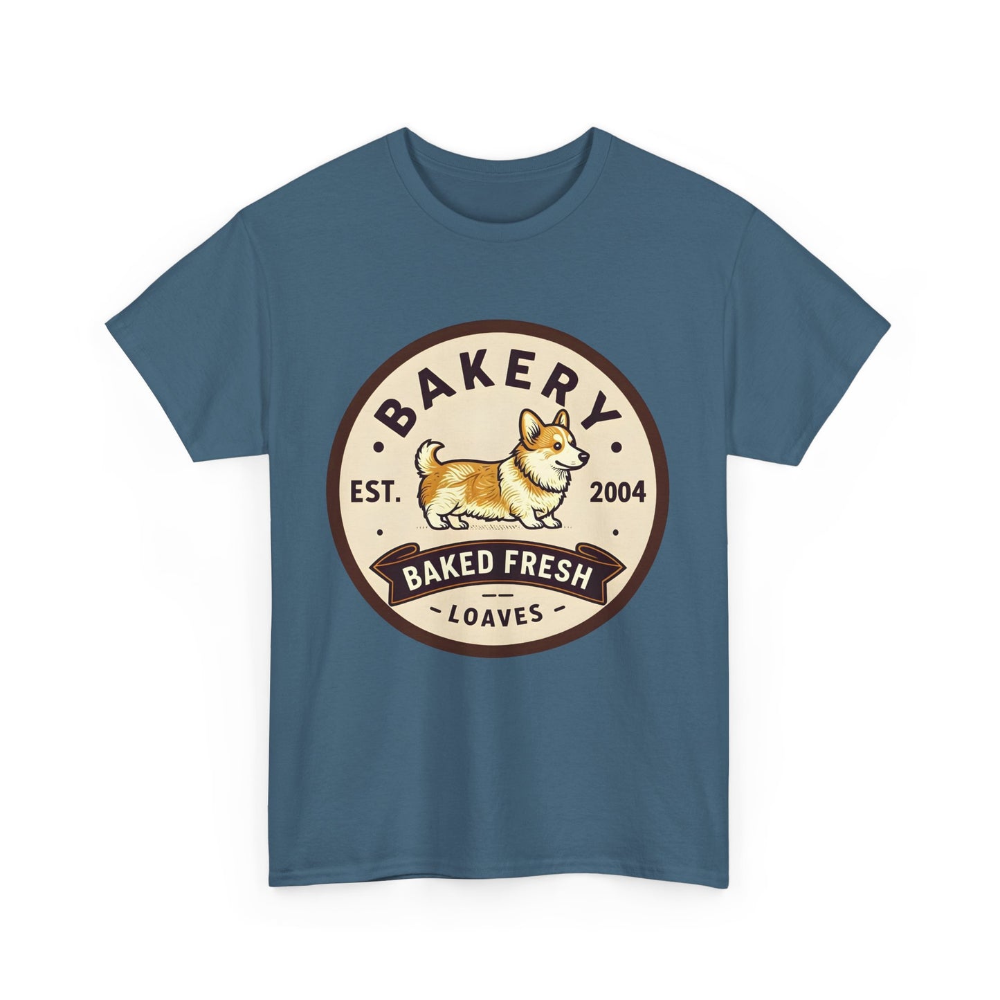 "Corgi Bakery" Unisex Heavy Cotton Tee