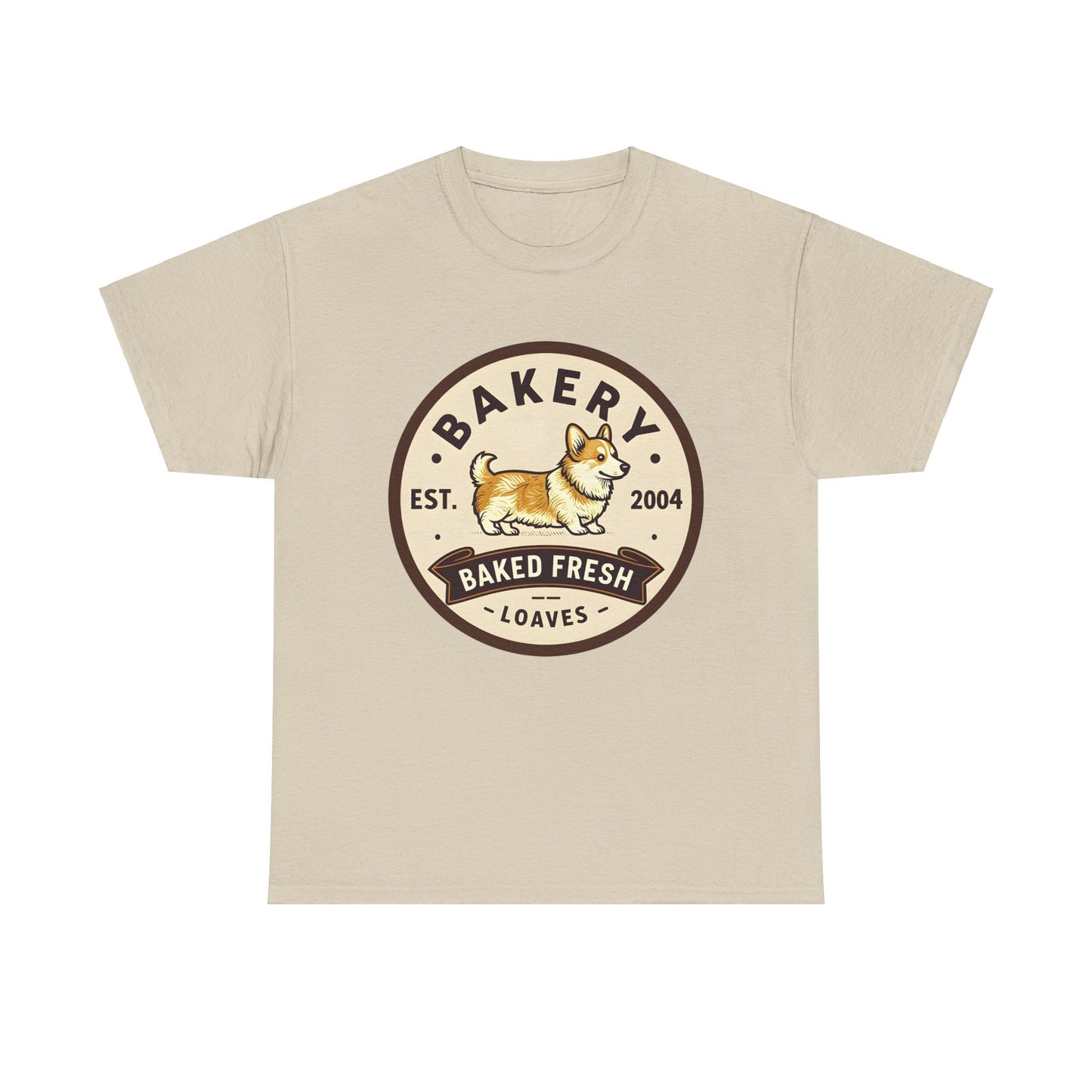 "Corgi Bakery" Unisex Heavy Cotton Tee
