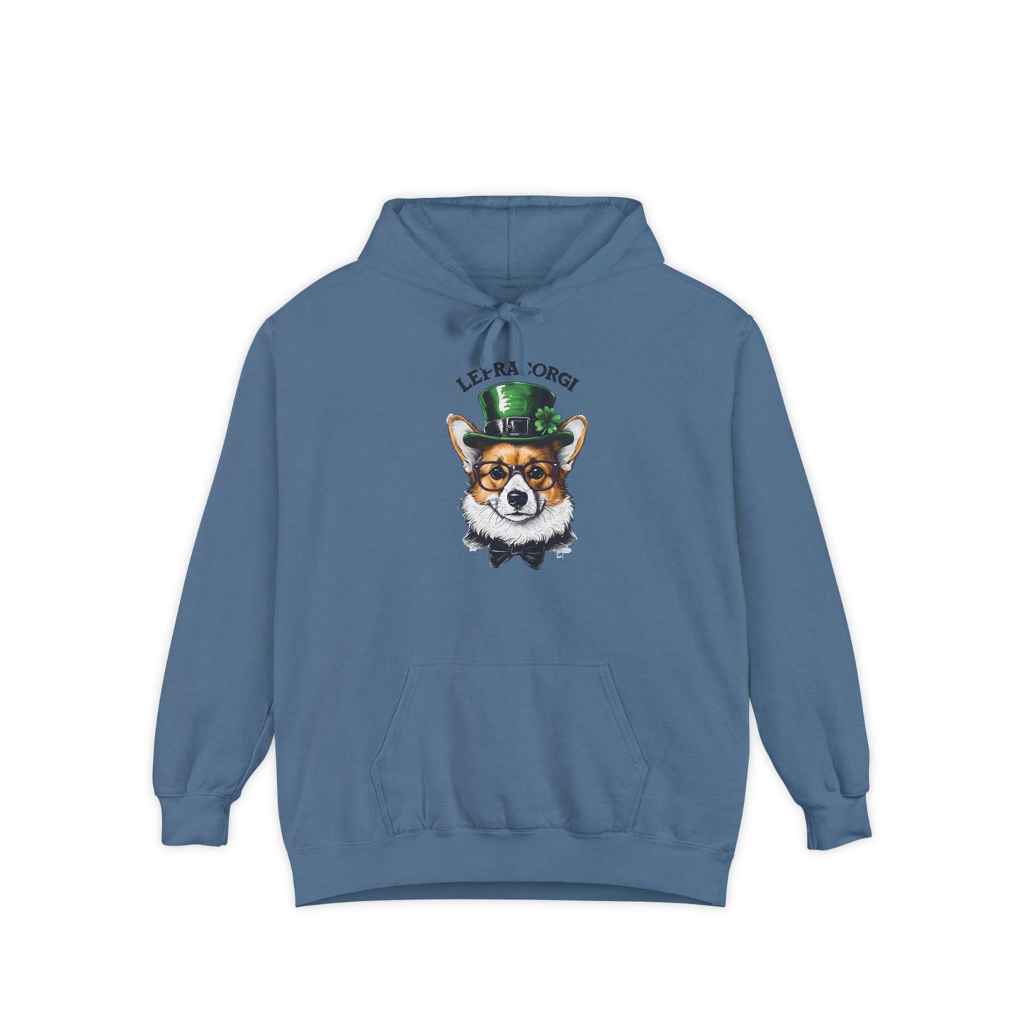"Leper- Corgi" Unisex Garment-Dyed Hoodie