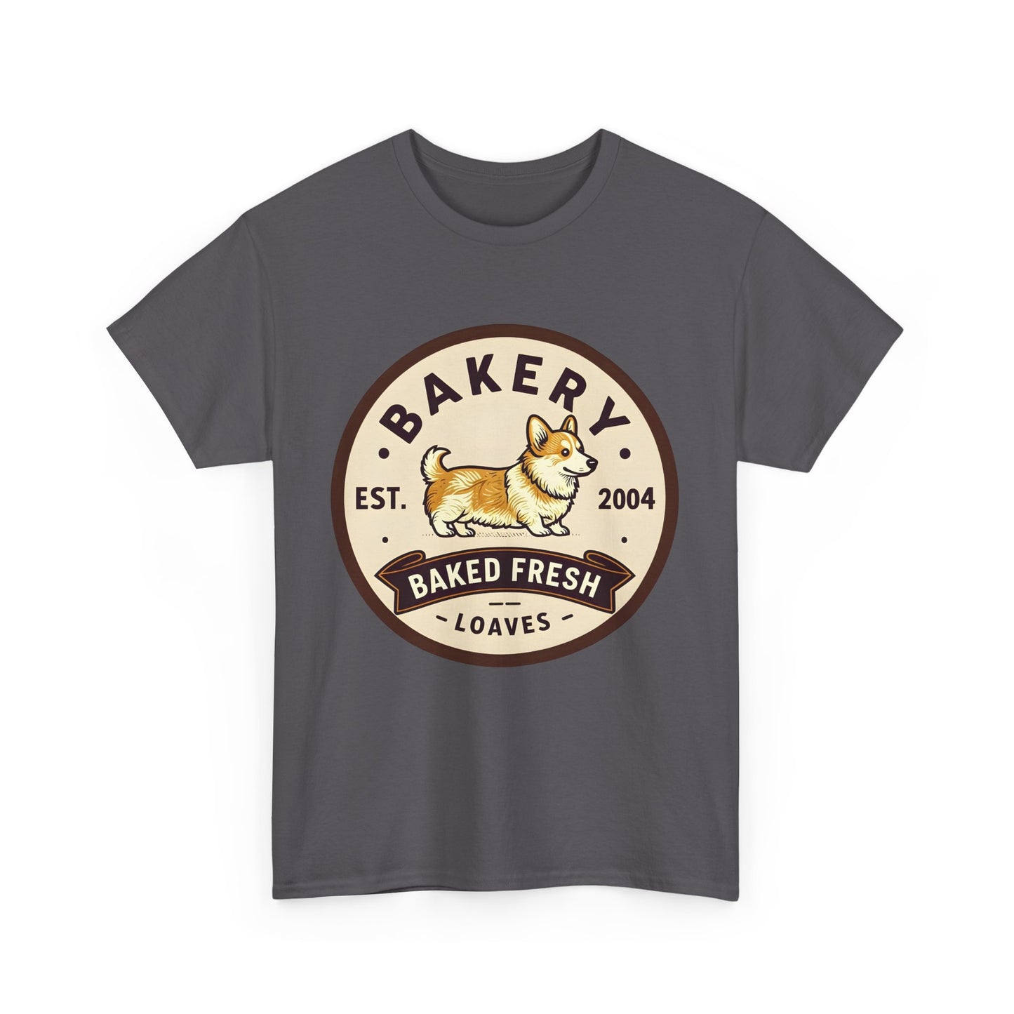 "Corgi Bakery" Unisex Heavy Cotton Tee