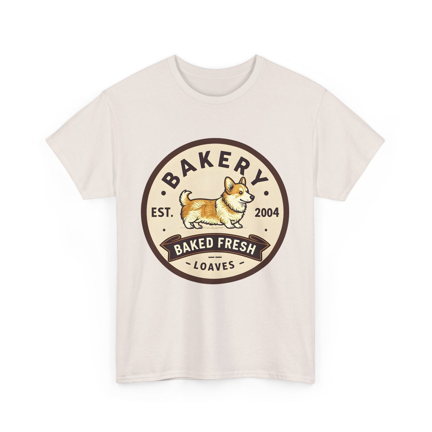 "Corgi Bakery" Unisex Heavy Cotton Tee