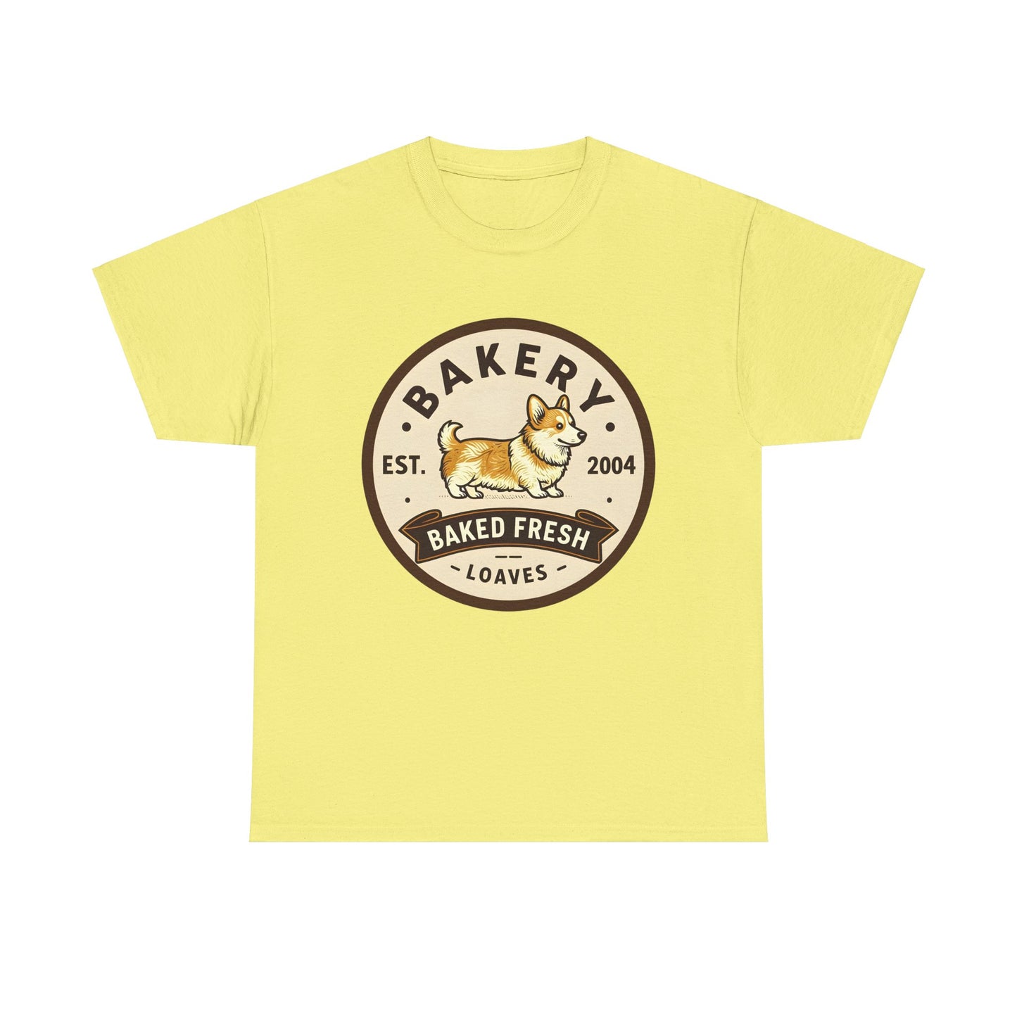 "Corgi Bakery" Unisex Heavy Cotton Tee