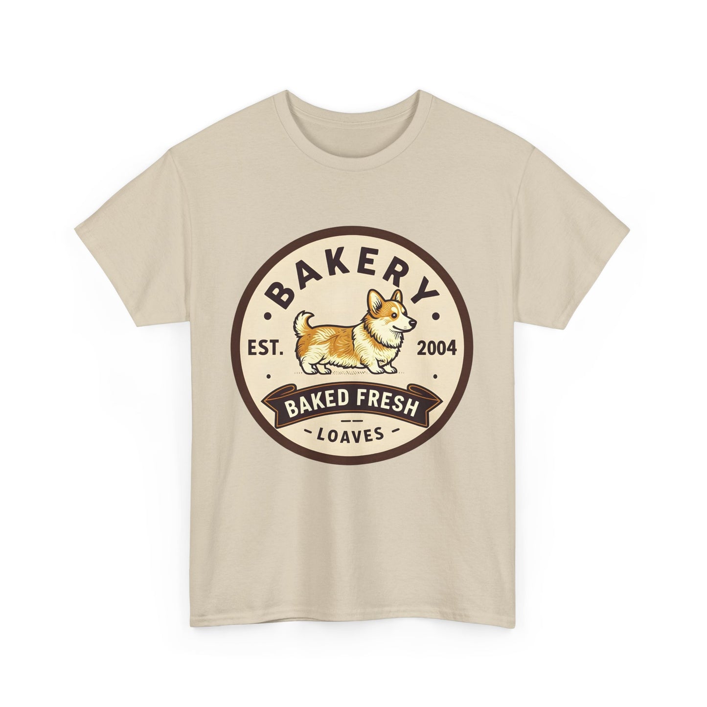 "Corgi Bakery" Unisex Heavy Cotton Tee