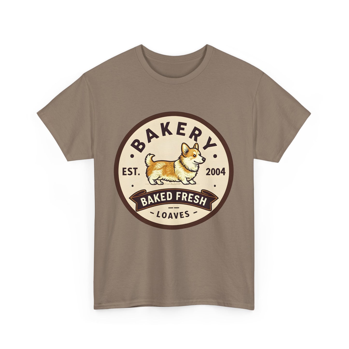 "Corgi Bakery" Unisex Heavy Cotton Tee