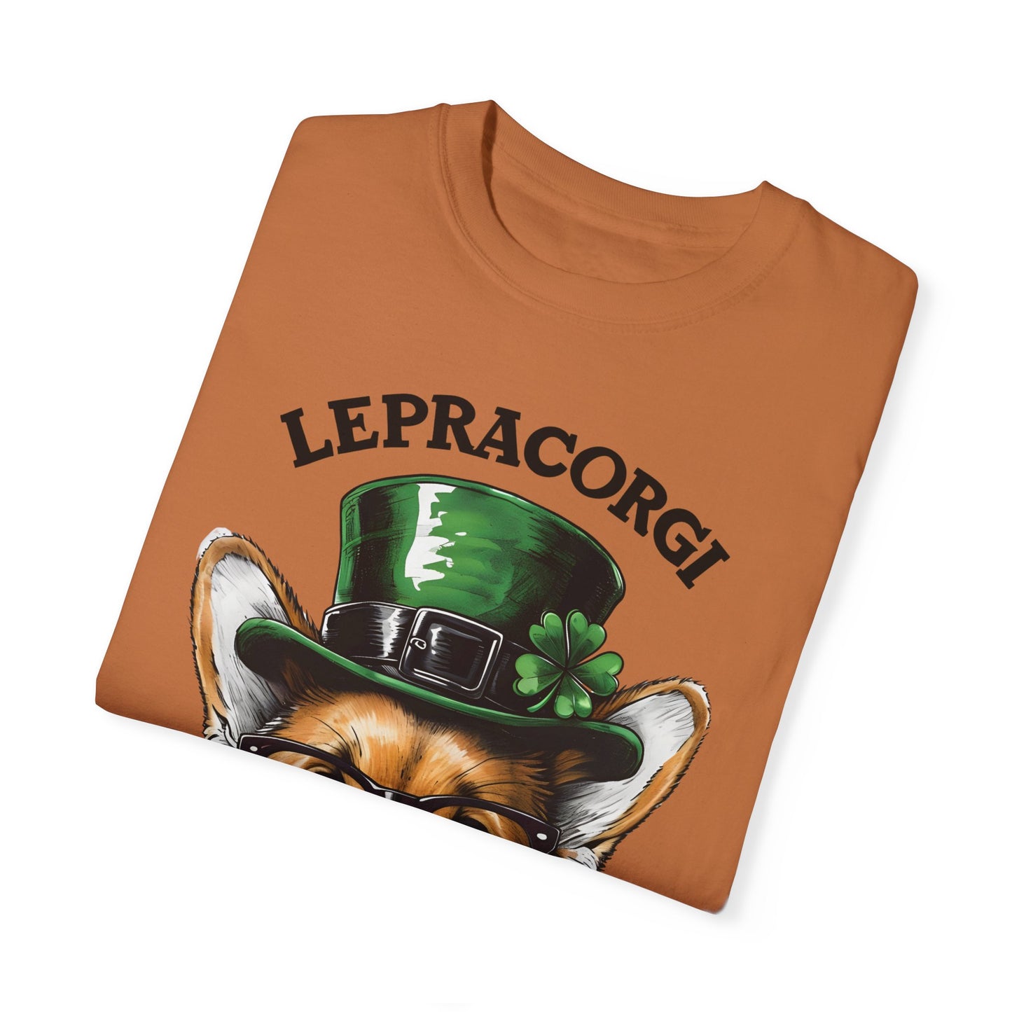 "Lepra Corgi" Unisex Garment-Dyed T-shirt