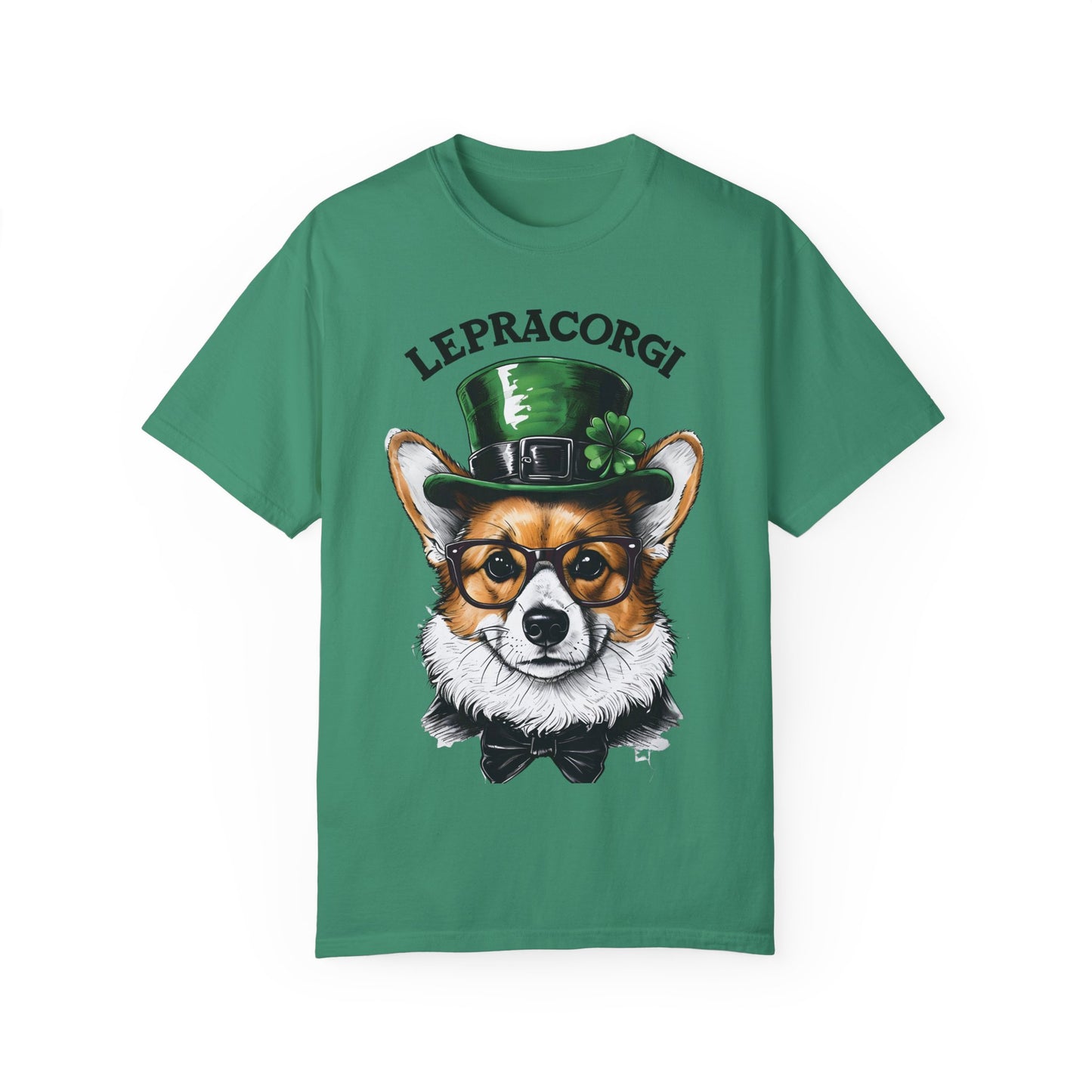 "Lepra Corgi" Unisex Garment-Dyed T-shirt