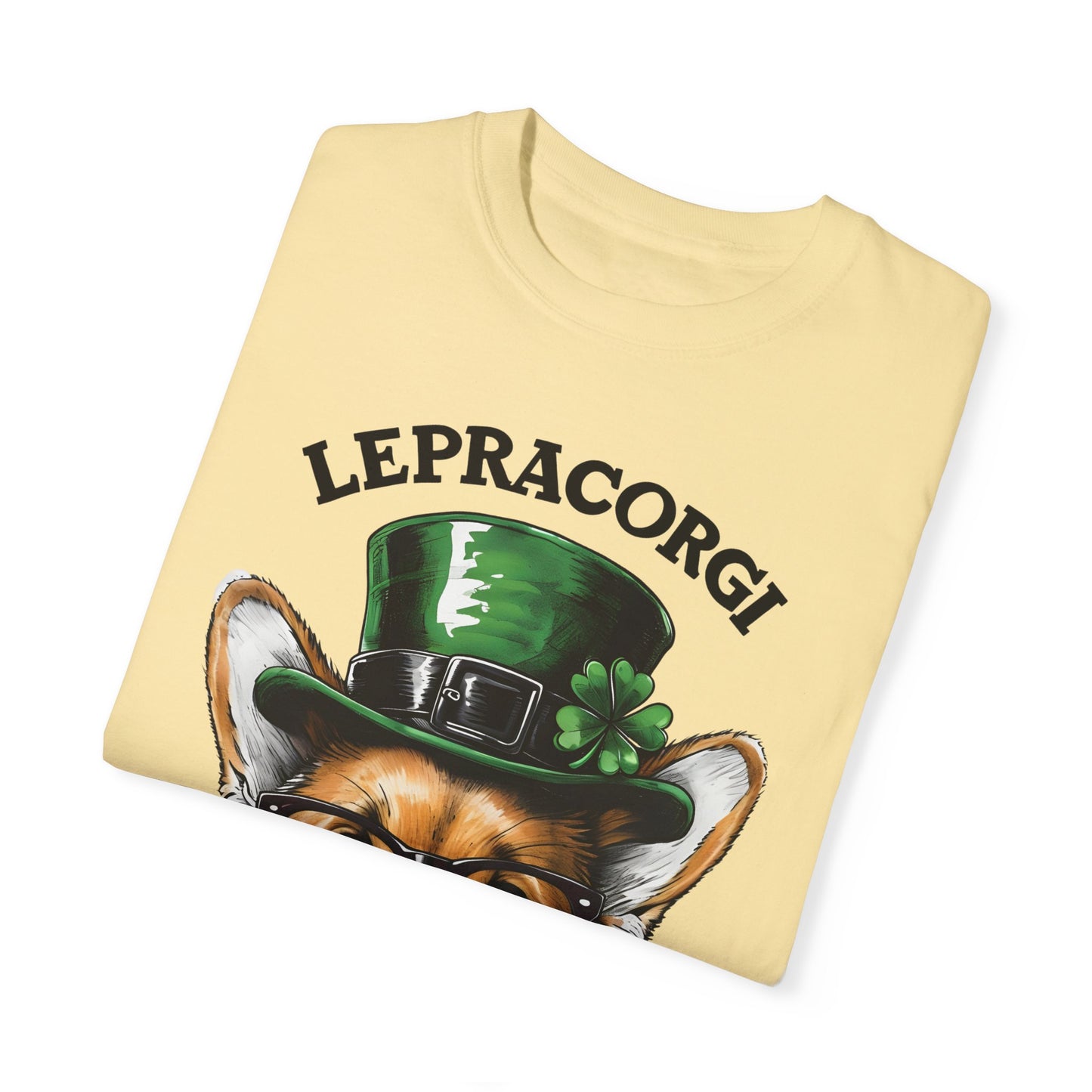 "Lepra Corgi" Unisex Garment-Dyed T-shirt