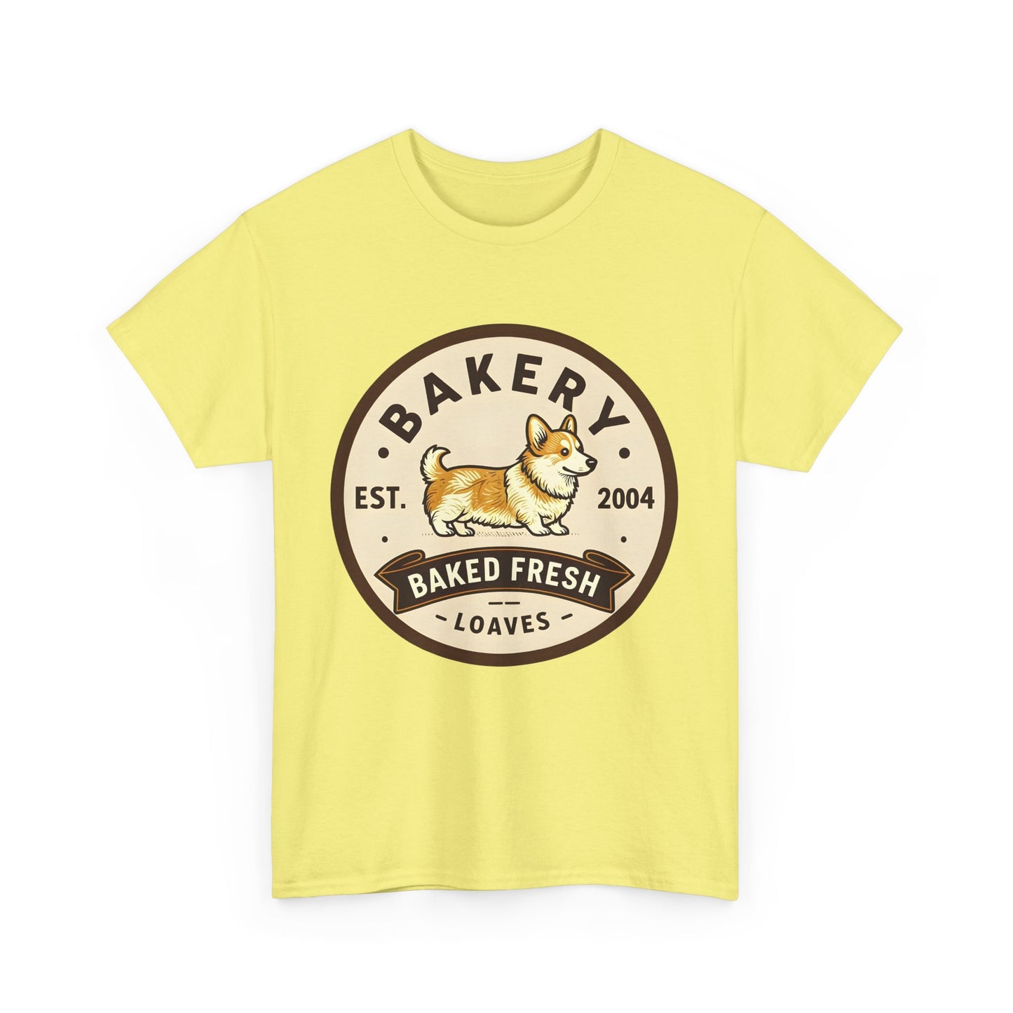 "Corgi Bakery" Unisex Heavy Cotton Tee