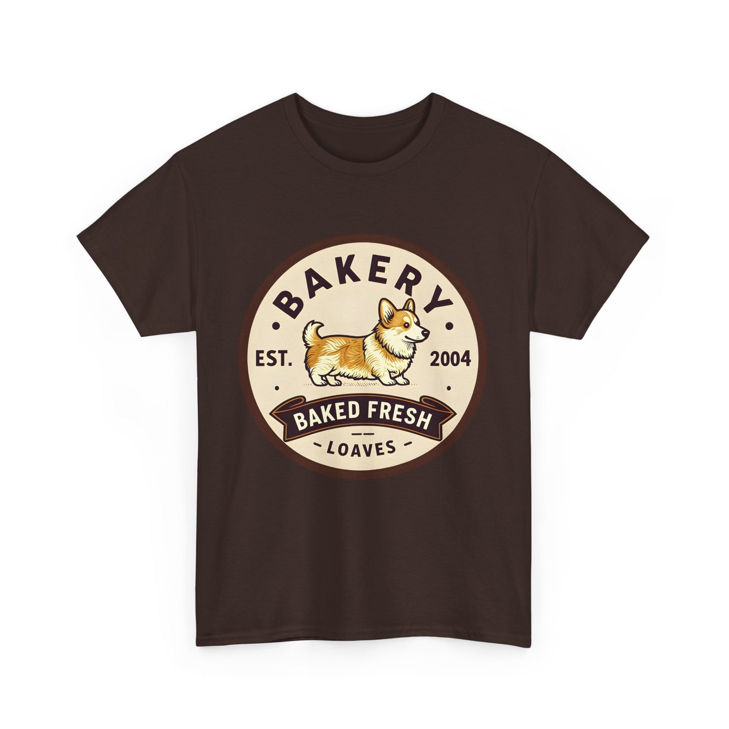 "Corgi Bakery" Unisex Heavy Cotton Tee