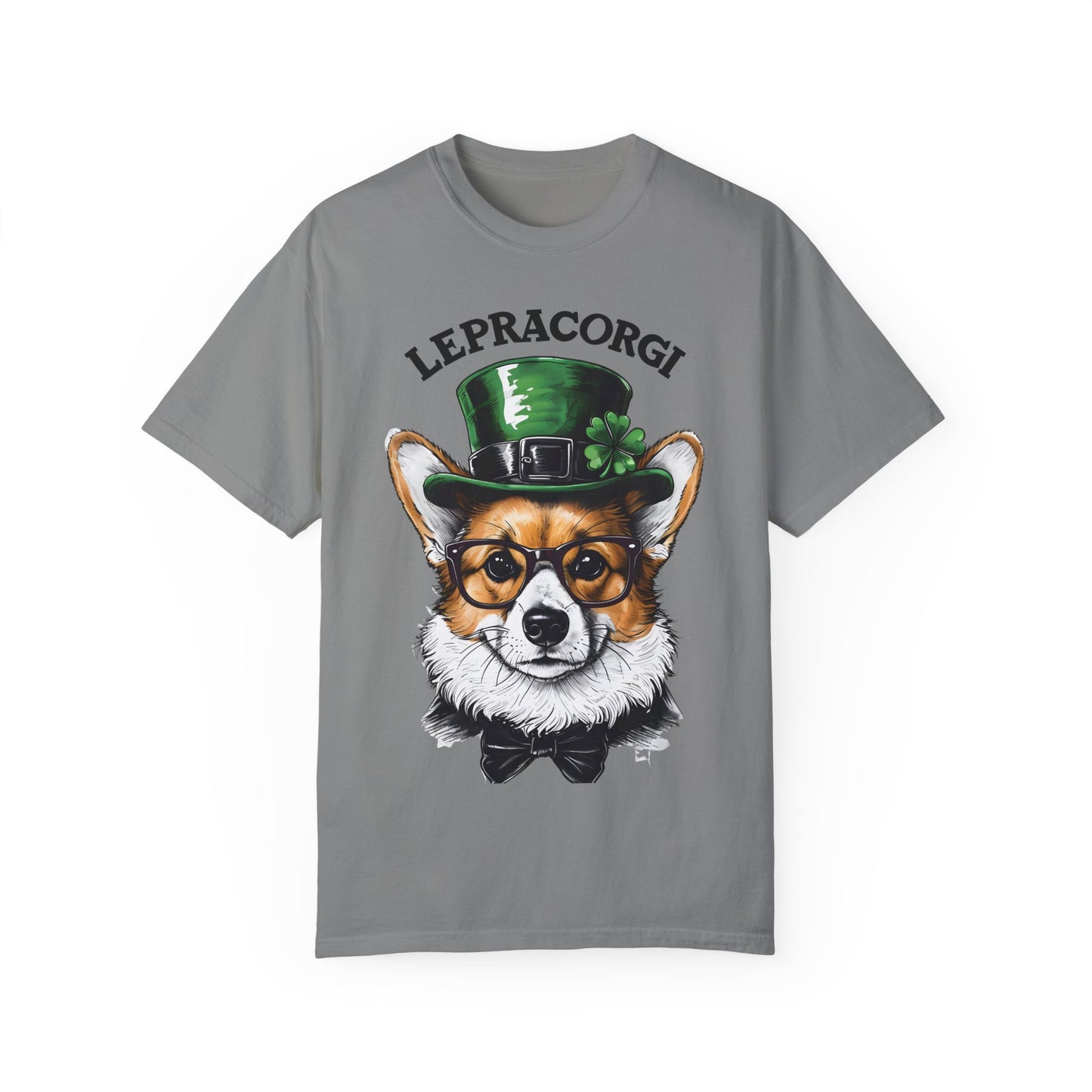"Lepra Corgi" Unisex Garment-Dyed T-shirt