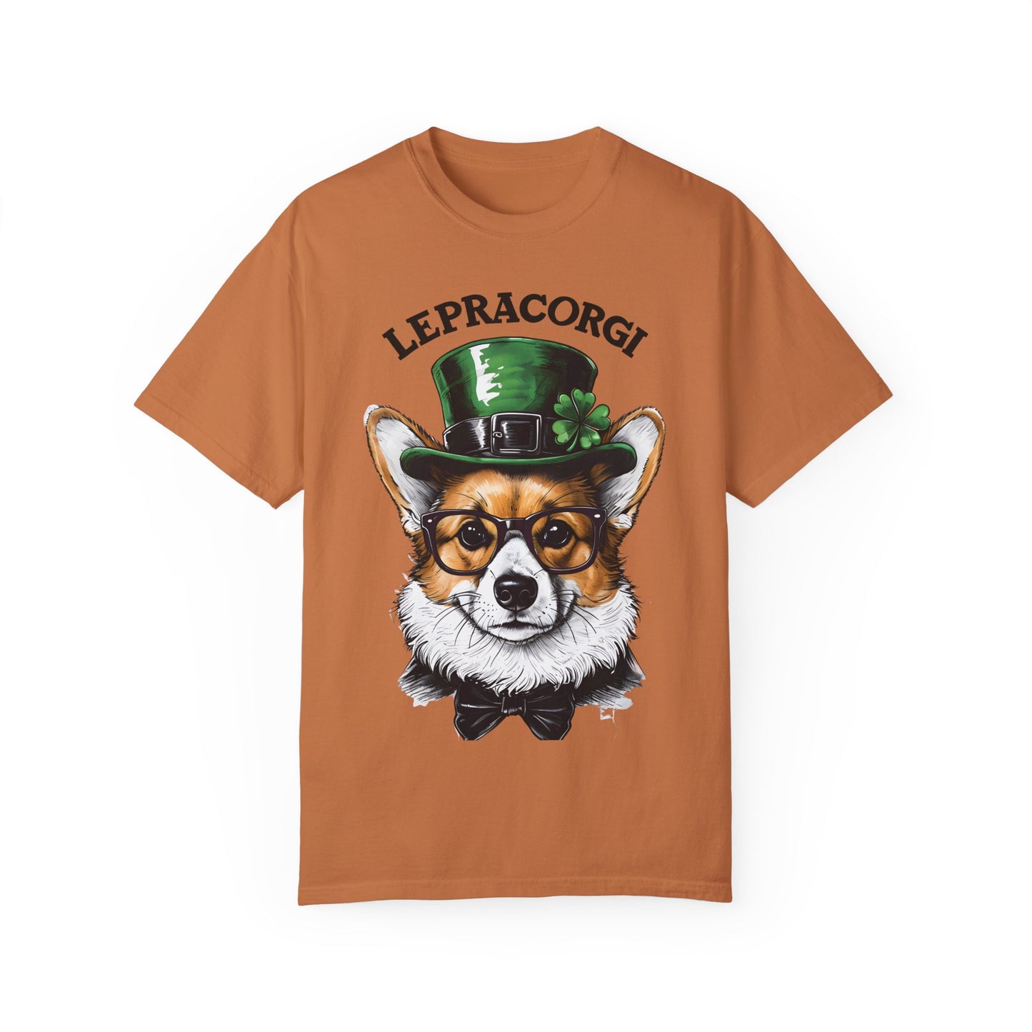 "Lepra Corgi" Unisex Garment-Dyed T-shirt