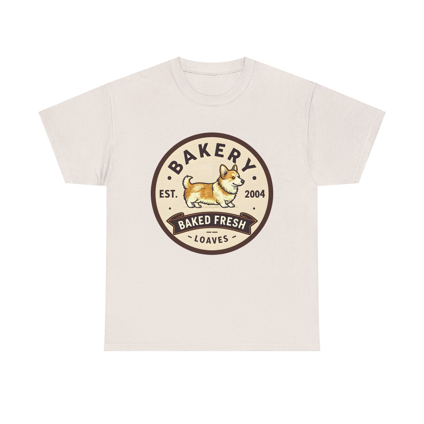 "Corgi Bakery" Unisex Heavy Cotton Tee