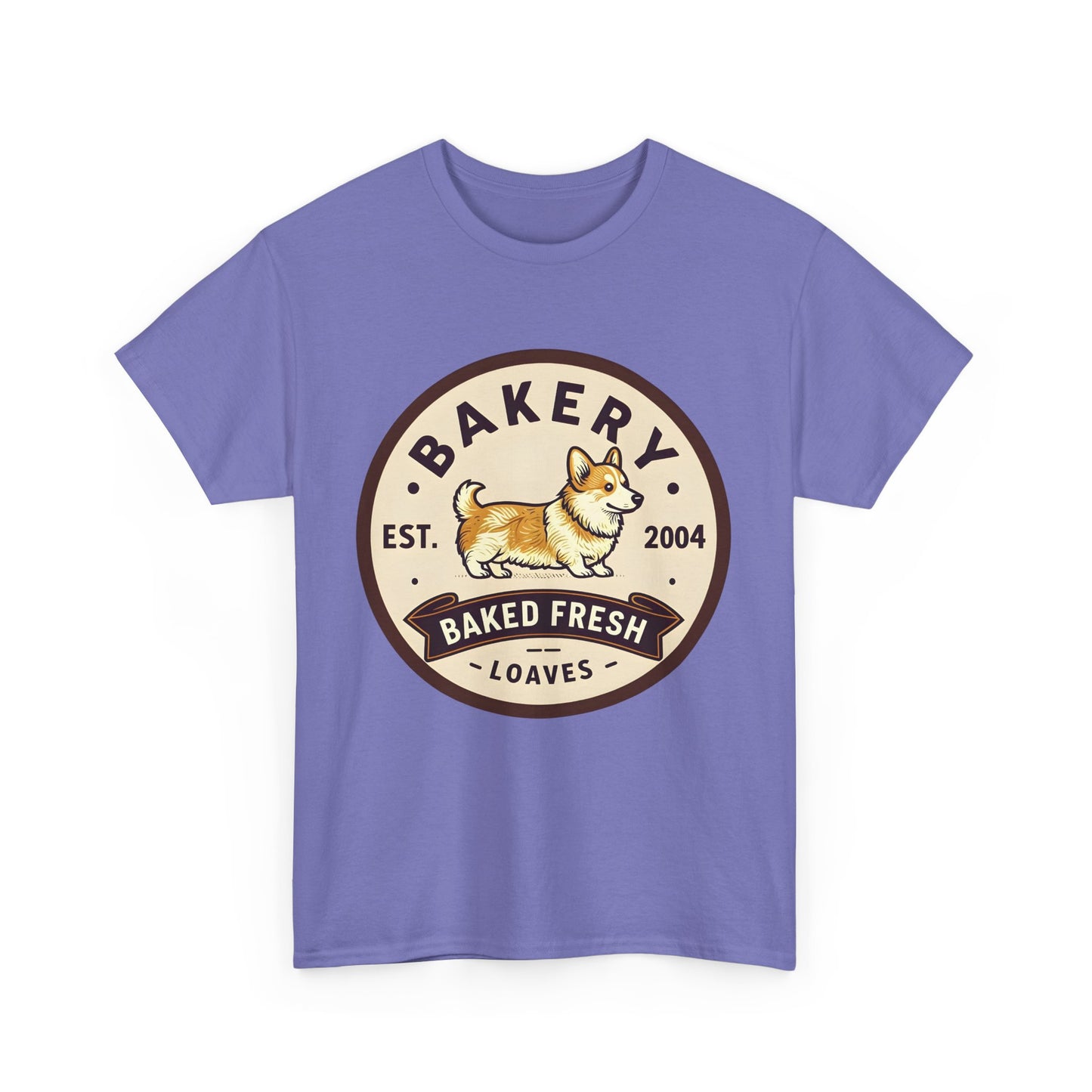 "Corgi Bakery" Unisex Heavy Cotton Tee