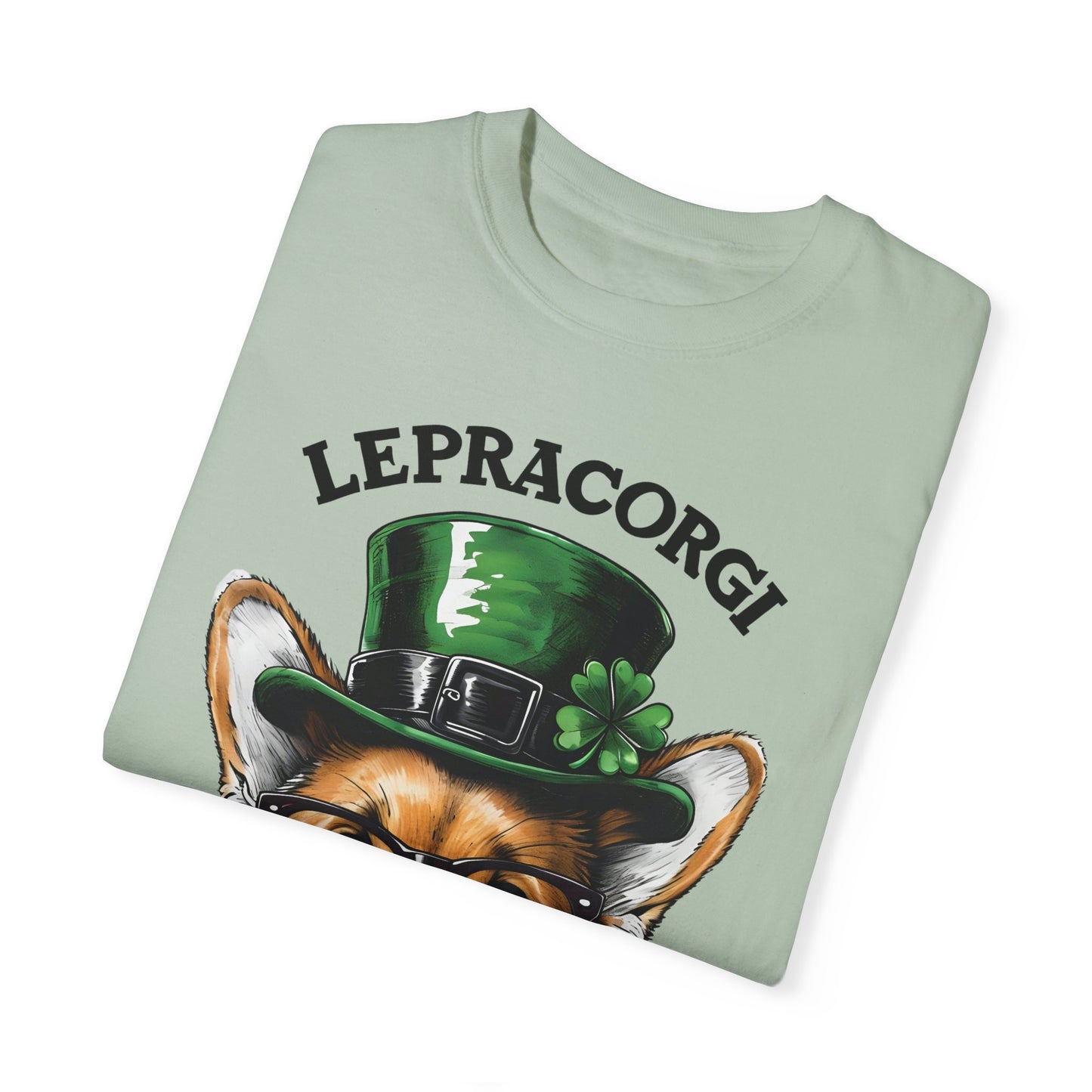 "Lepra Corgi" Unisex Garment-Dyed T-shirt