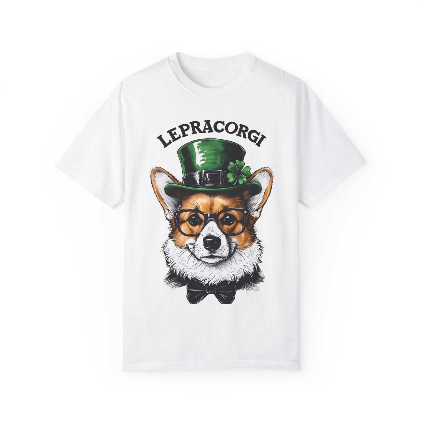 "Lepra Corgi" Unisex Garment-Dyed T-shirt