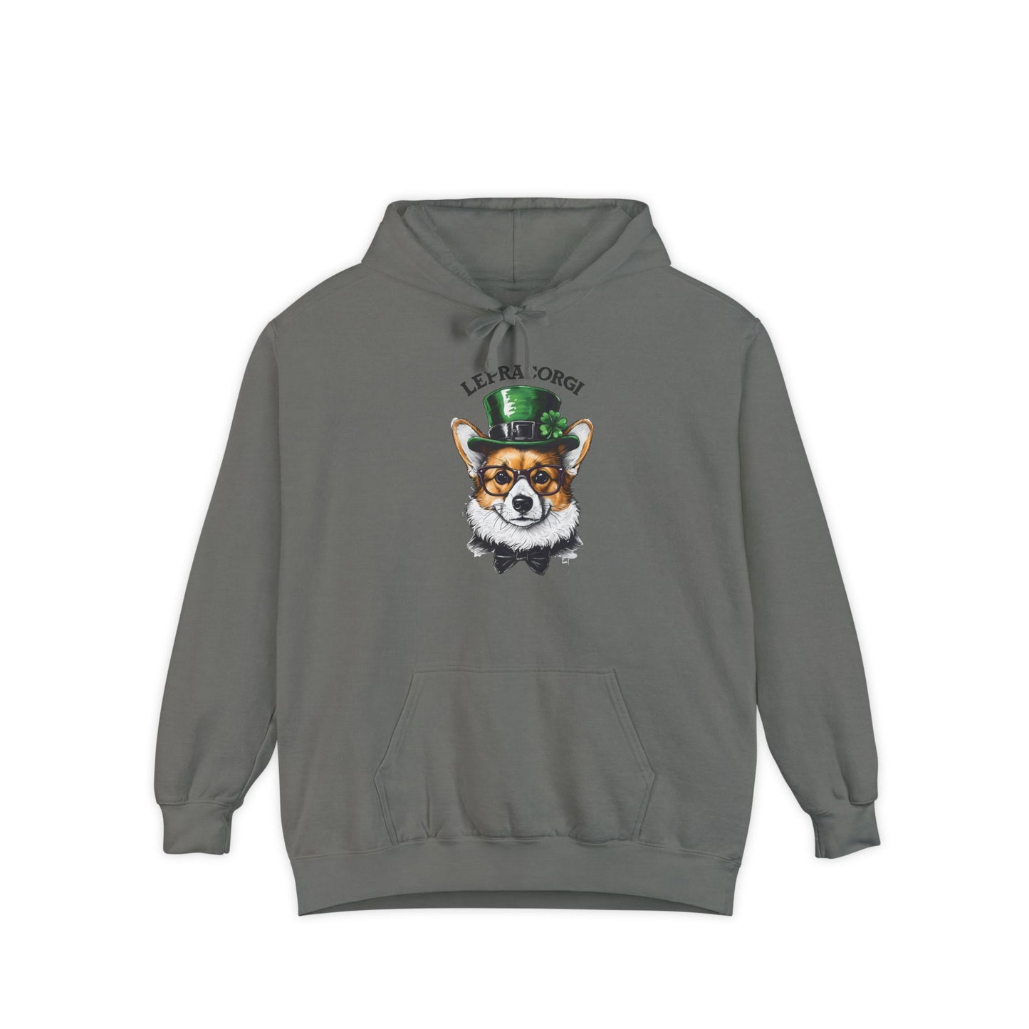 "Leper- Corgi" Unisex Garment-Dyed Hoodie