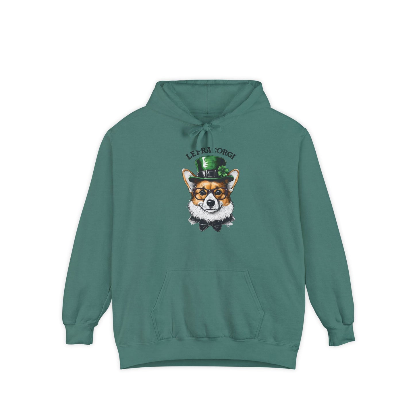 "Leper- Corgi" Unisex Garment-Dyed Hoodie