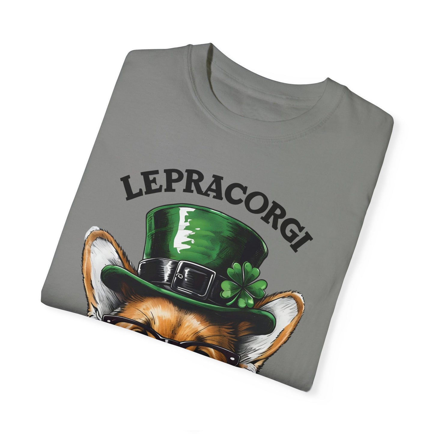 "Lepra Corgi" Unisex Garment-Dyed T-shirt