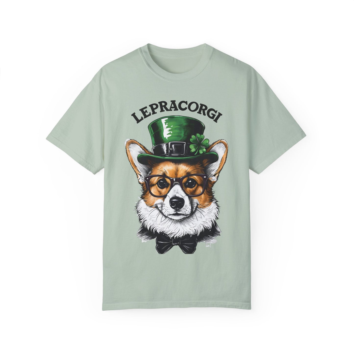 "Lepra Corgi" Unisex Garment-Dyed T-shirt