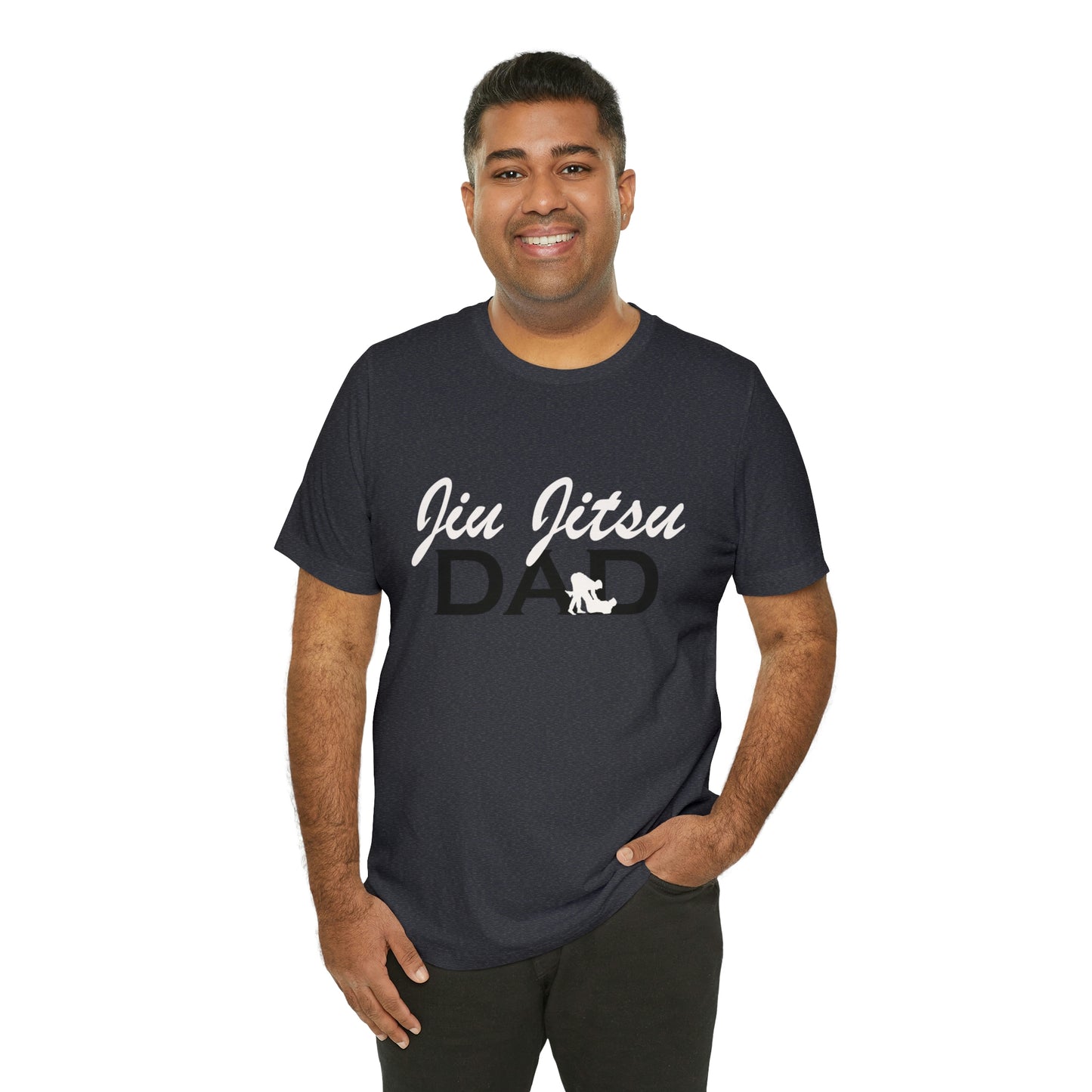 "JJ Dad Mixed Font" Unisex Jersey Short Sleeve Tee