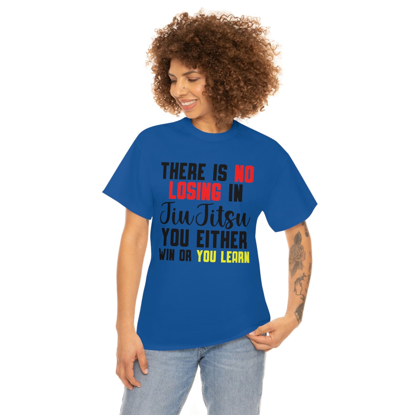 "No Losing" Unisex Heavy Cotton Tee