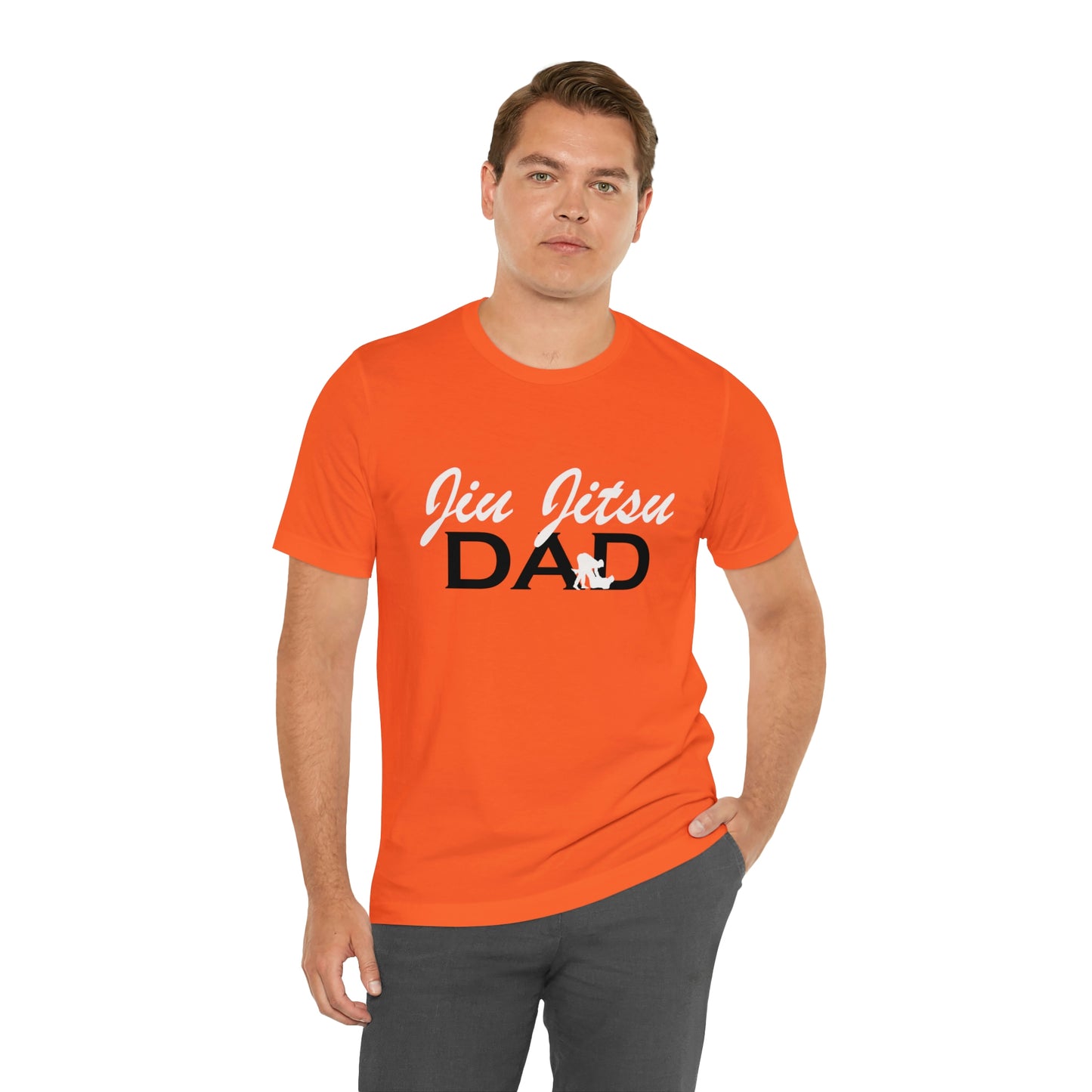 "JJ Dad Mixed Font" Unisex Jersey Short Sleeve Tee