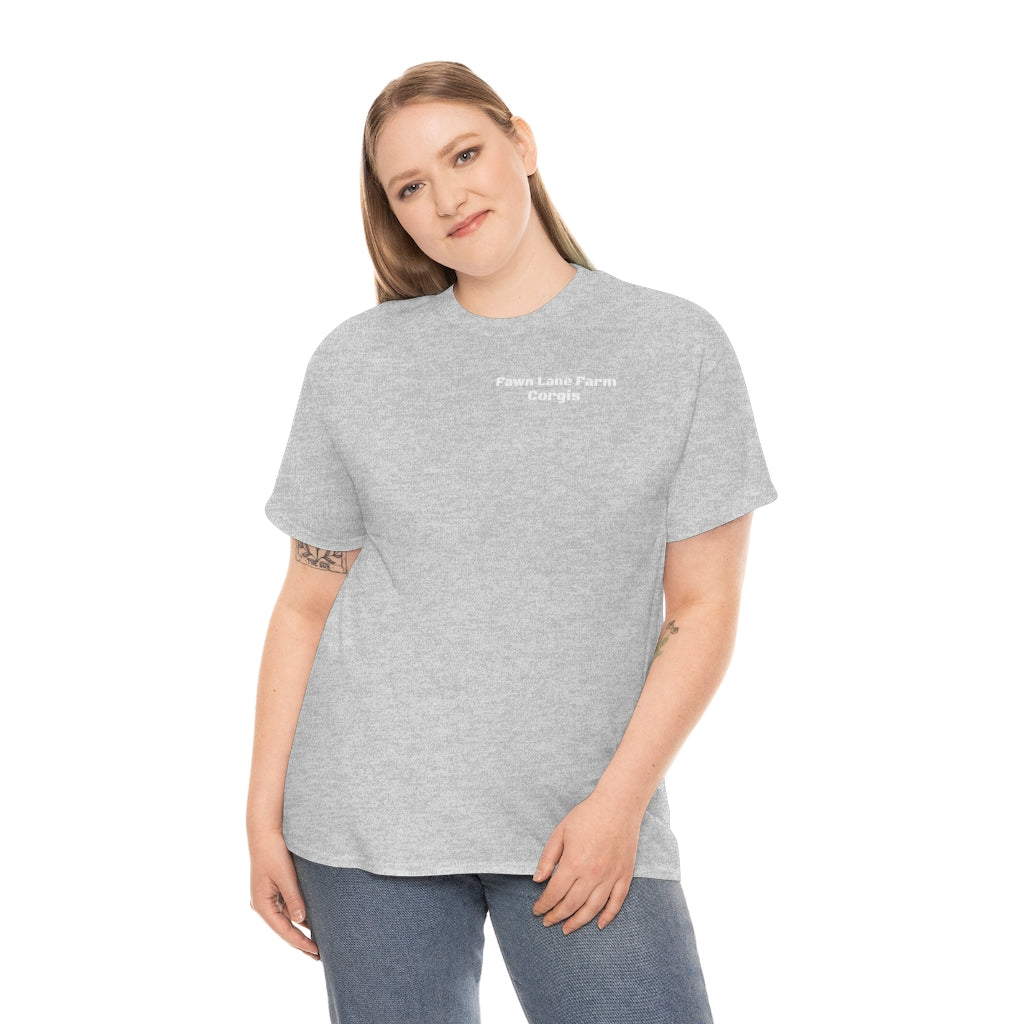 " FLFCorgis Low Life" Unisex Heavy Cotton Tee