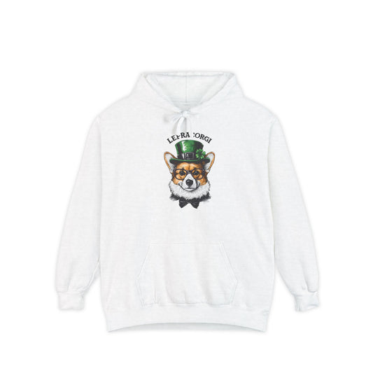 "Leper- Corgi" Unisex Garment-Dyed Hoodie