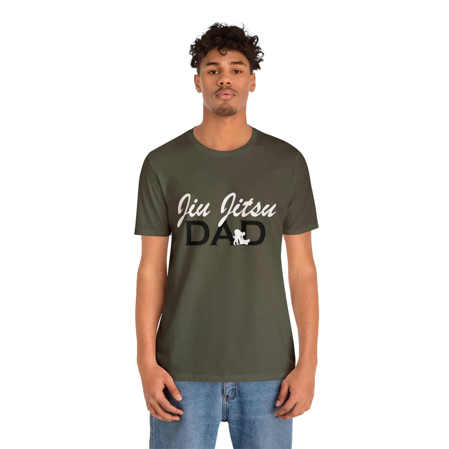 "JJ Dad Mixed Font" Unisex Jersey Short Sleeve Tee