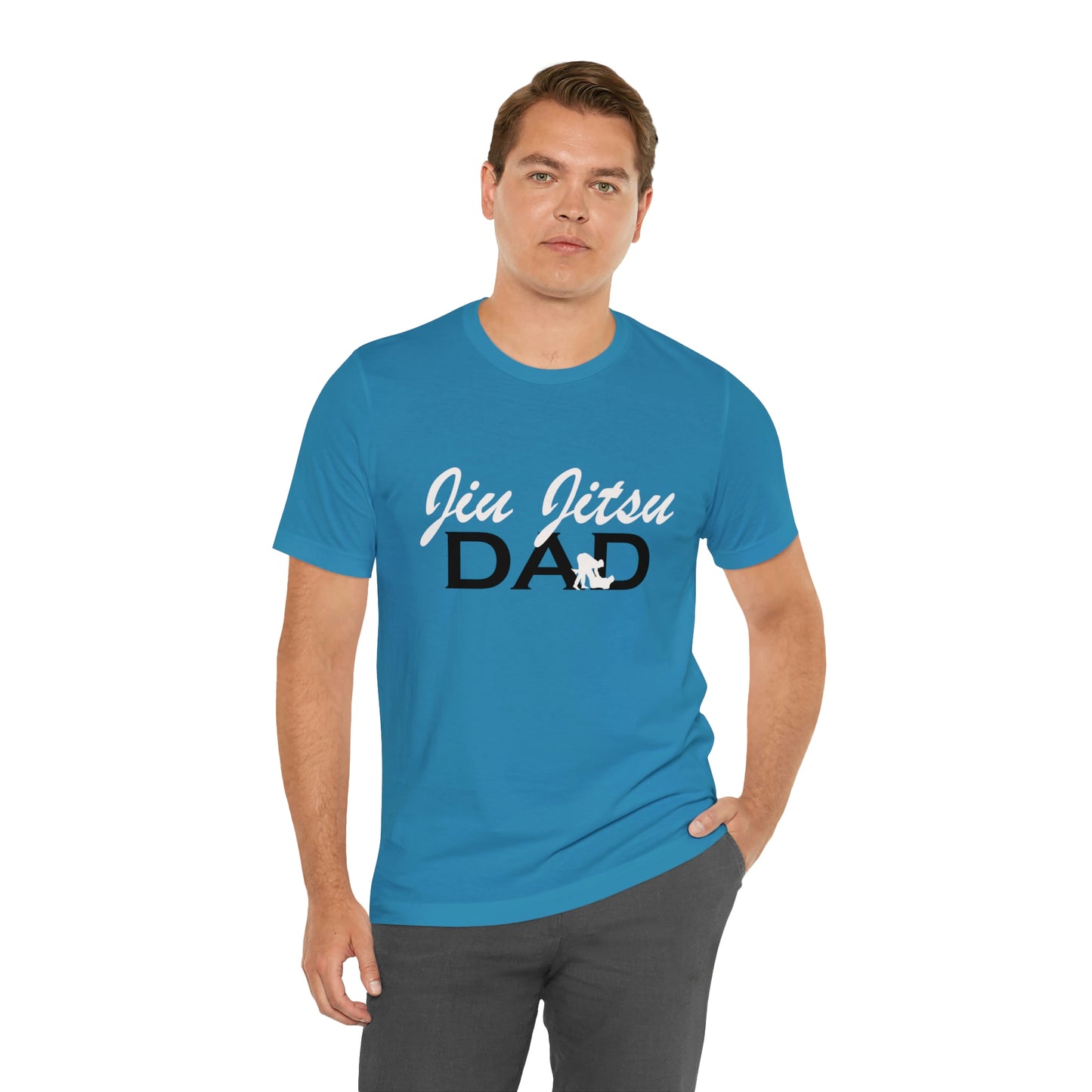 "JJ Dad Mixed Font" Unisex Jersey Short Sleeve Tee