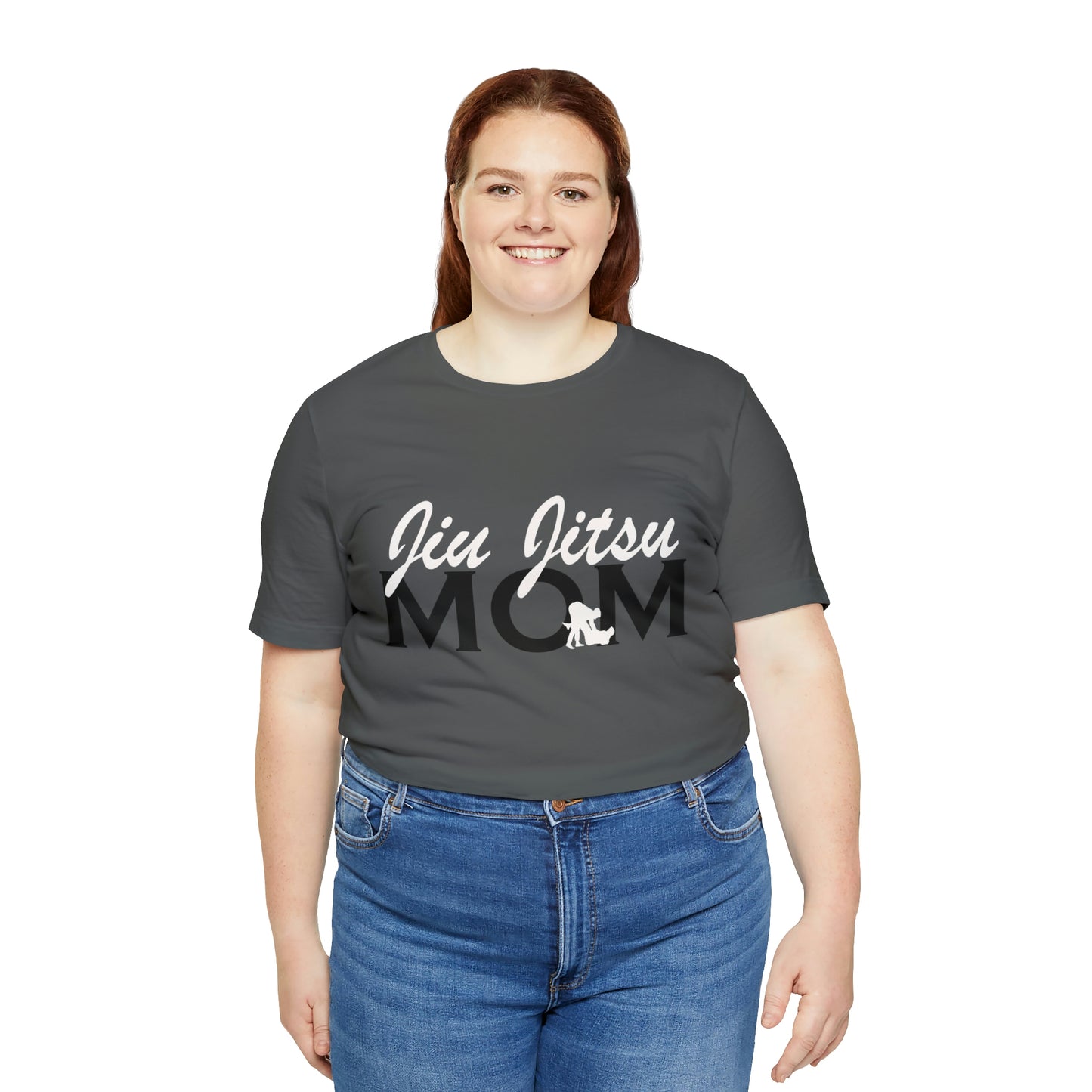 "JJ Mom Mixed Font" Unisex Jersey Short Sleeve Tee