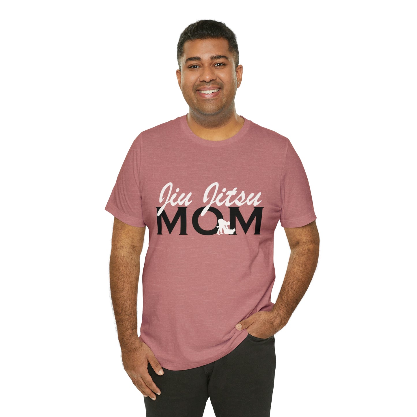 "JJ Mom Mixed Font" Unisex Jersey Short Sleeve Tee