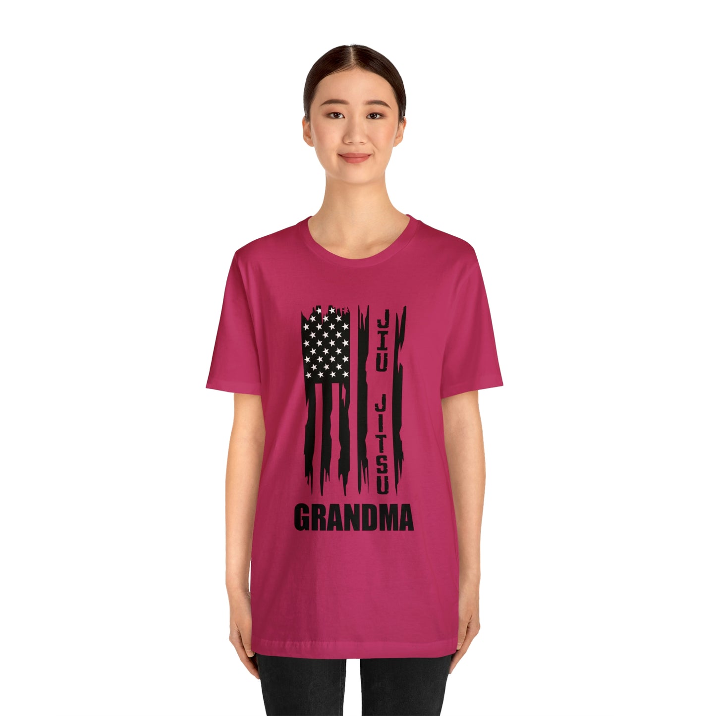 "JJ Grandma Flag" Unisex Jersey Short Sleeve Tee