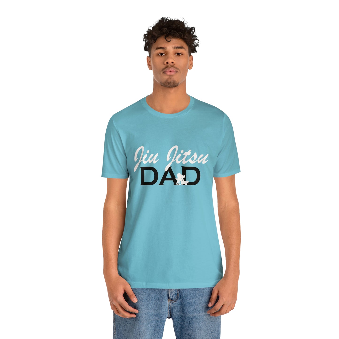 "JJ Dad Mixed Font" Unisex Jersey Short Sleeve Tee