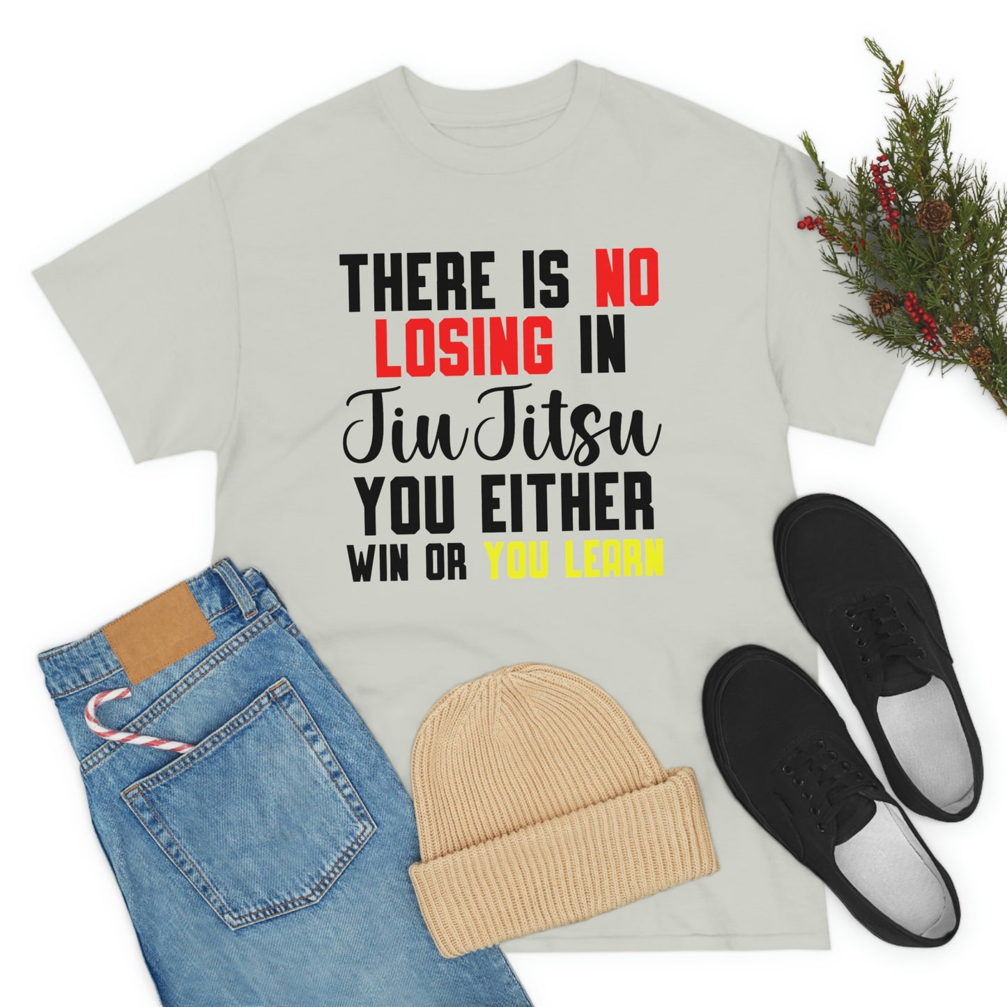 "No Losing" Unisex Heavy Cotton Tee