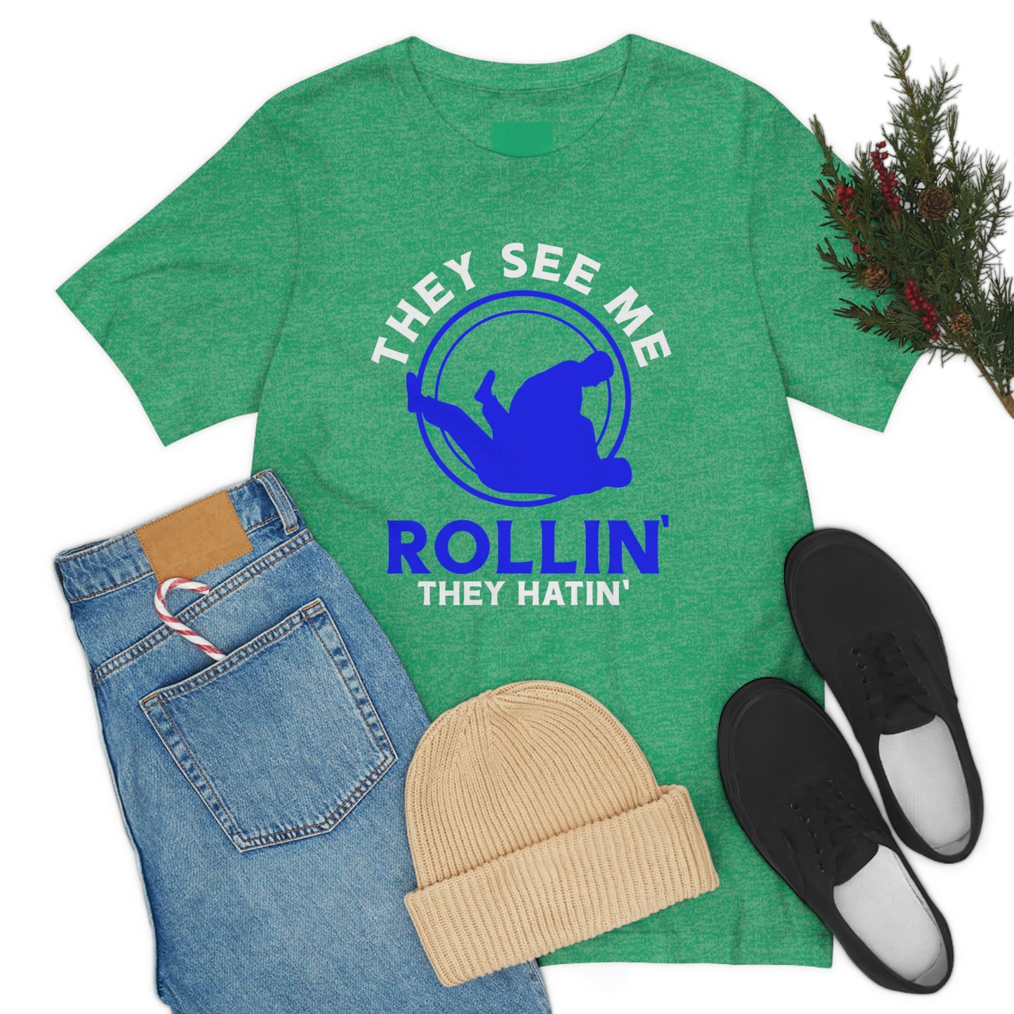 "Rollin'" Unisex Jersey Short Sleeve Tee