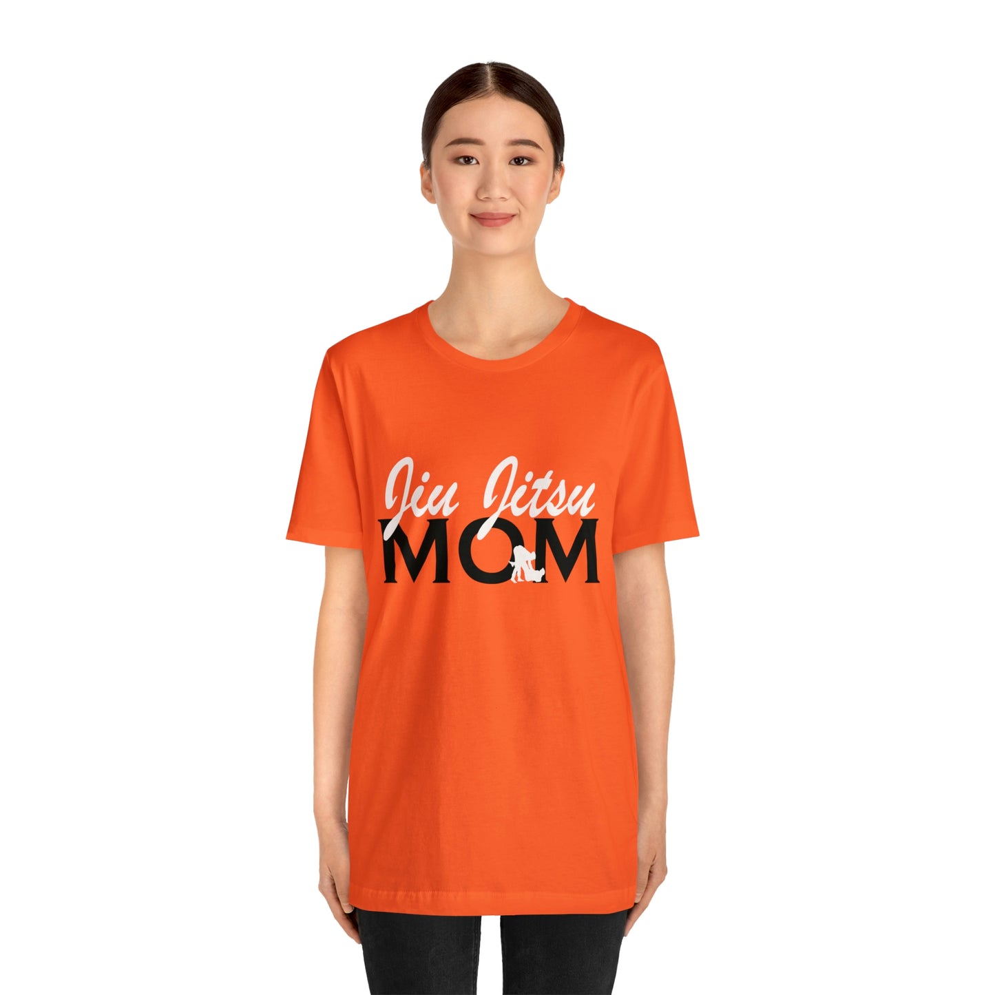 "JJ Mom Mixed Font" Unisex Jersey Short Sleeve Tee