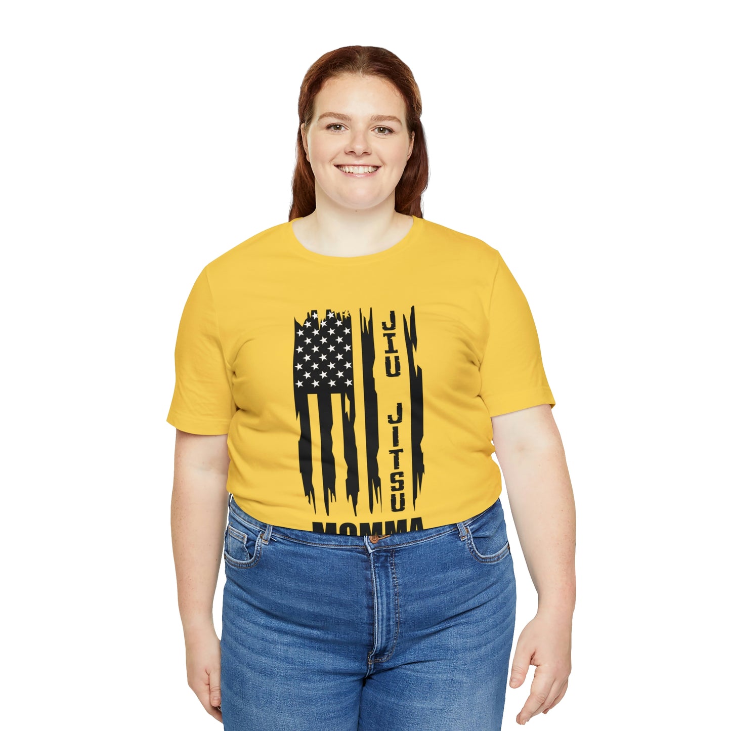 "JJ Momma Flag" Unisex Jersey Short Sleeve Tee