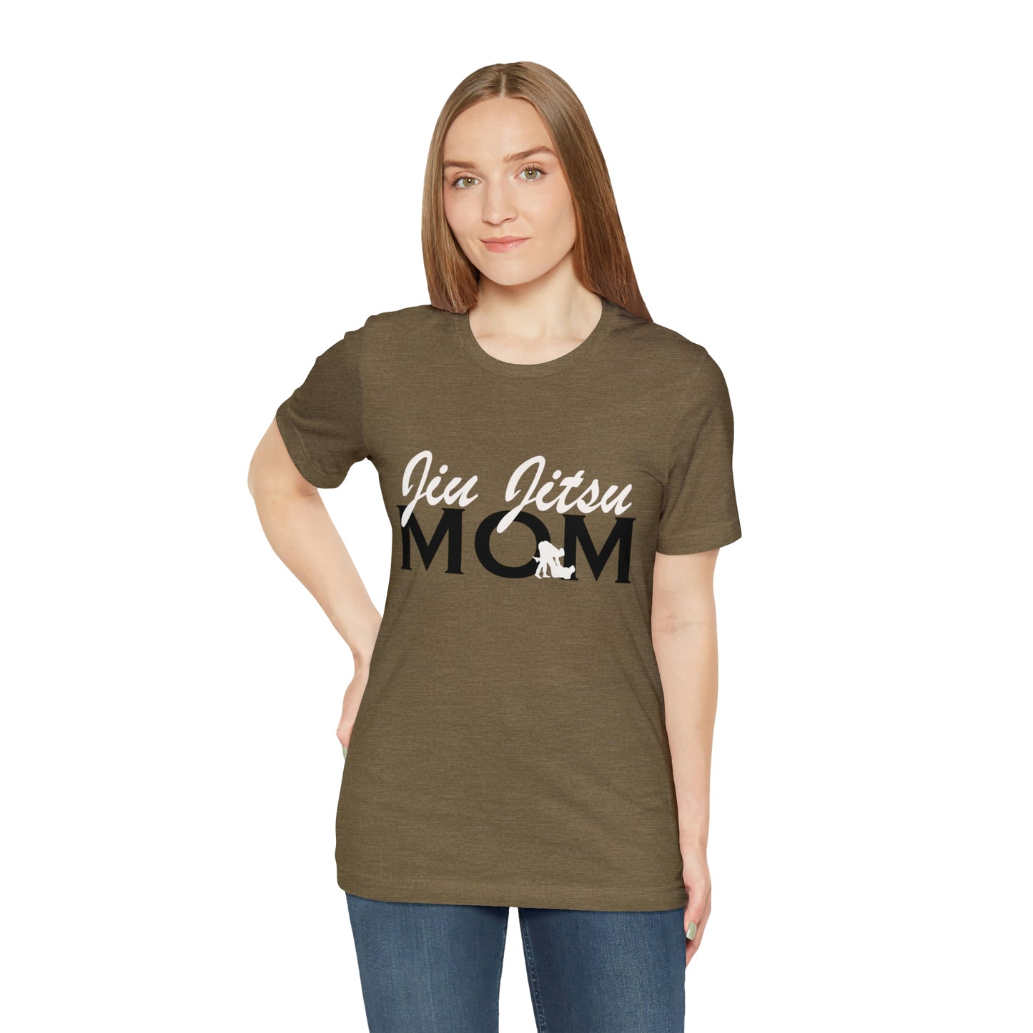 "JJ Mom Mixed Font" Unisex Jersey Short Sleeve Tee