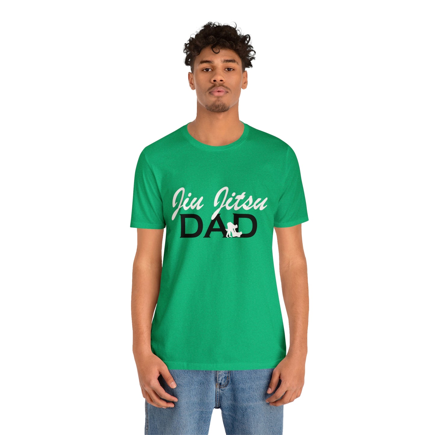 "JJ Dad Mixed Font" Unisex Jersey Short Sleeve Tee