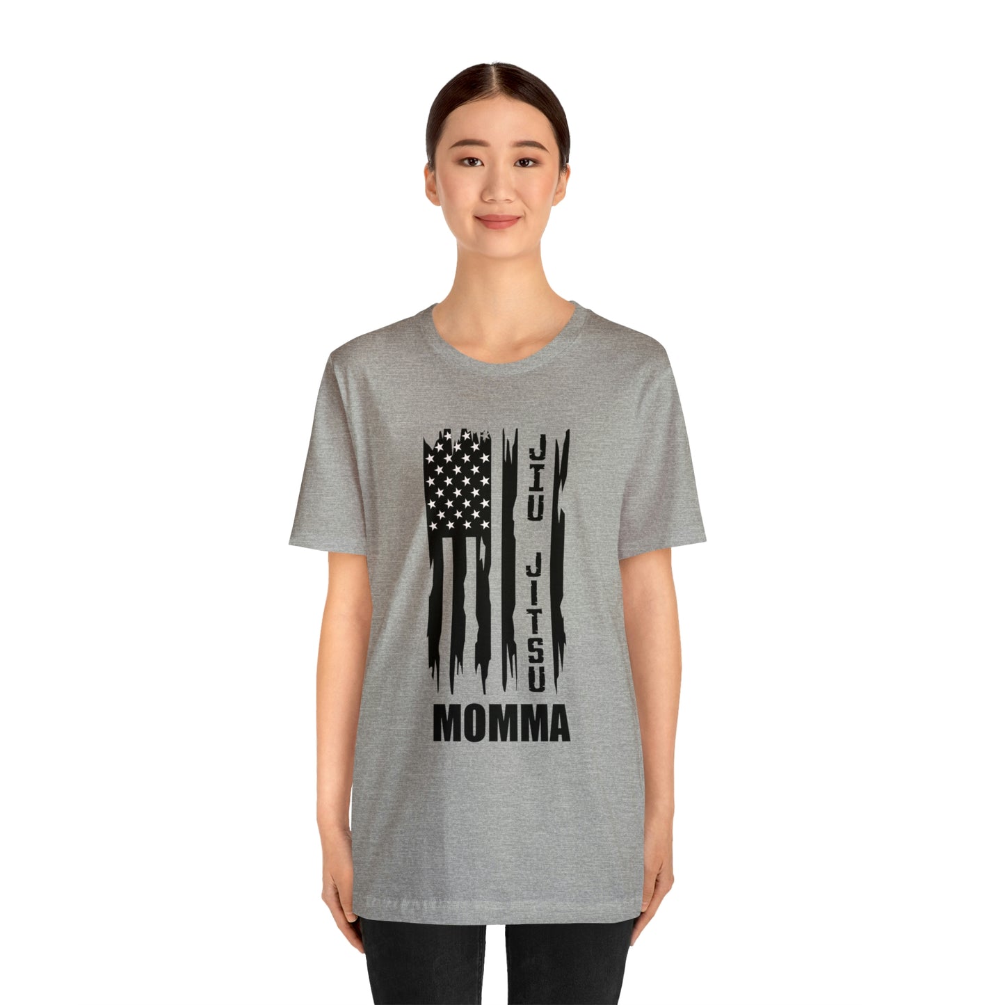 "JJ Momma Flag" Unisex Jersey Short Sleeve Tee