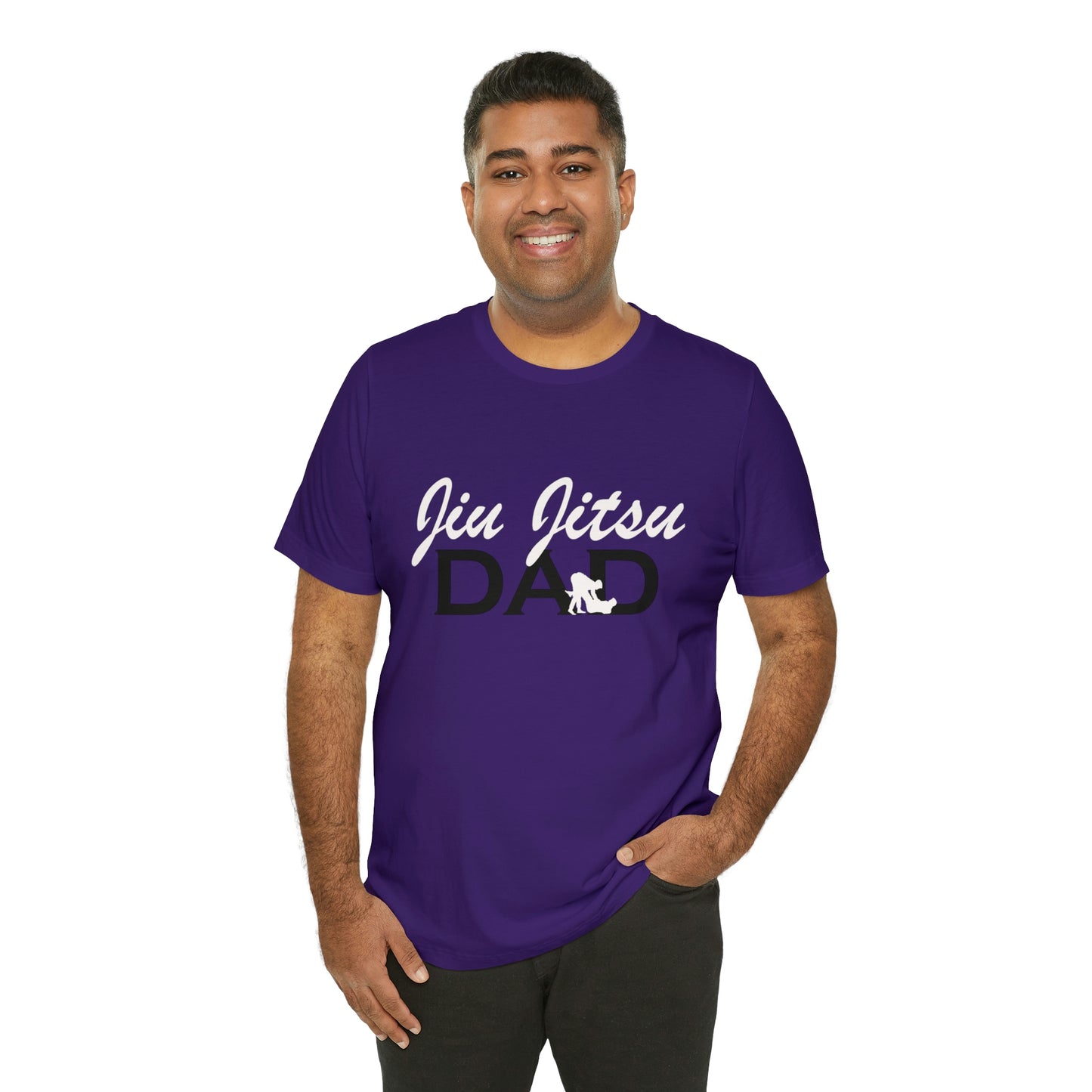 "JJ Dad Mixed Font" Unisex Jersey Short Sleeve Tee