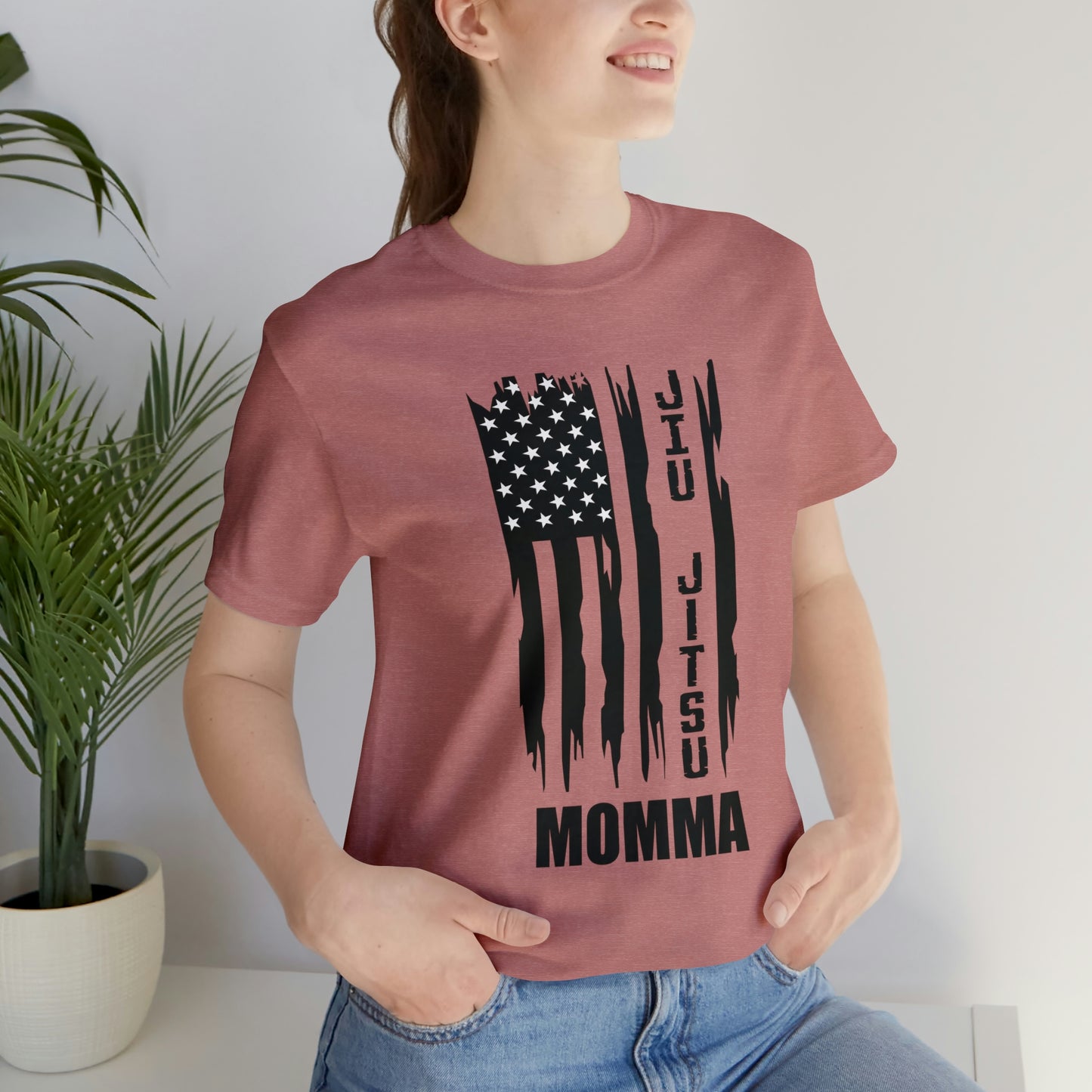 "JJ Momma Flag" Unisex Jersey Short Sleeve Tee