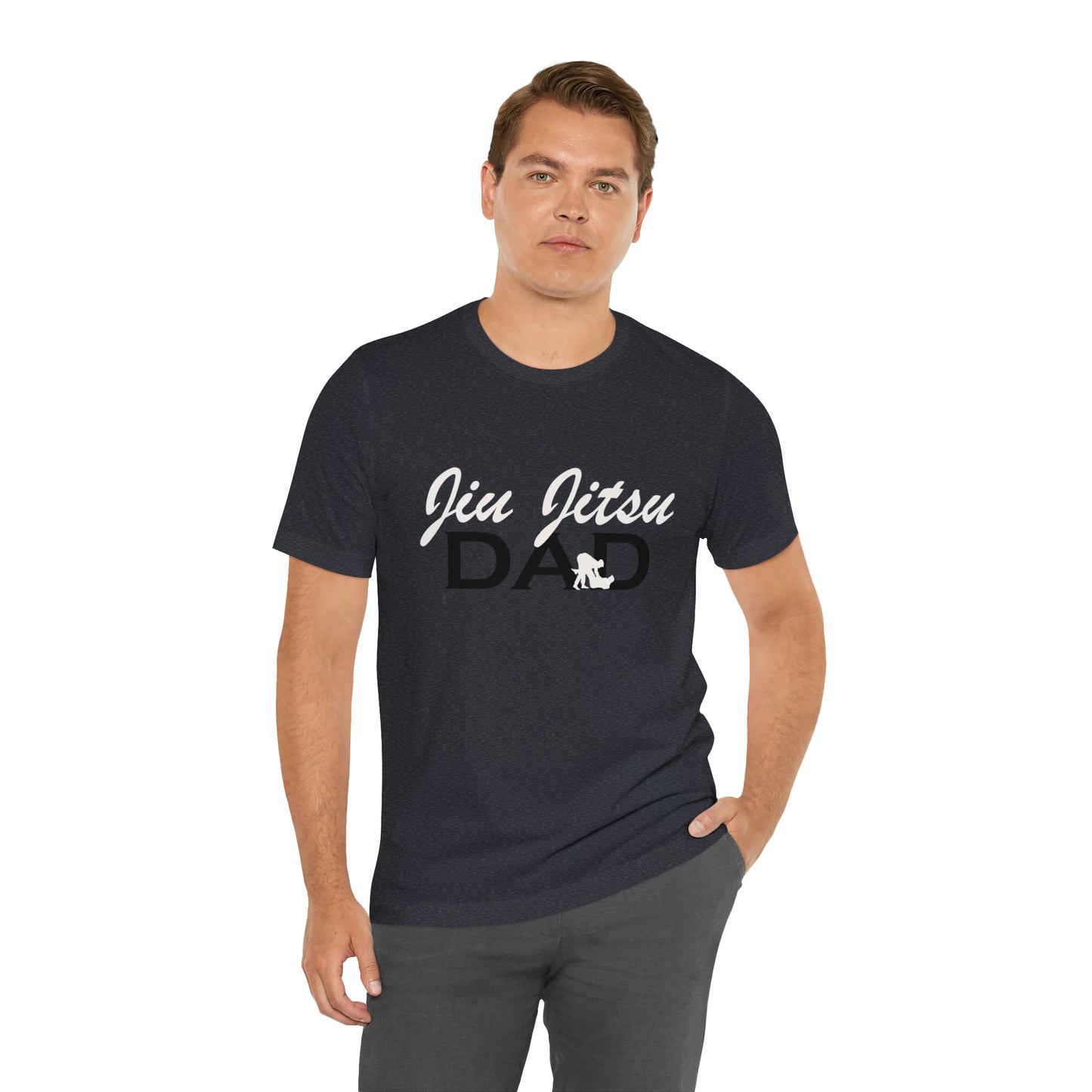 "JJ Dad Mixed Font" Unisex Jersey Short Sleeve Tee