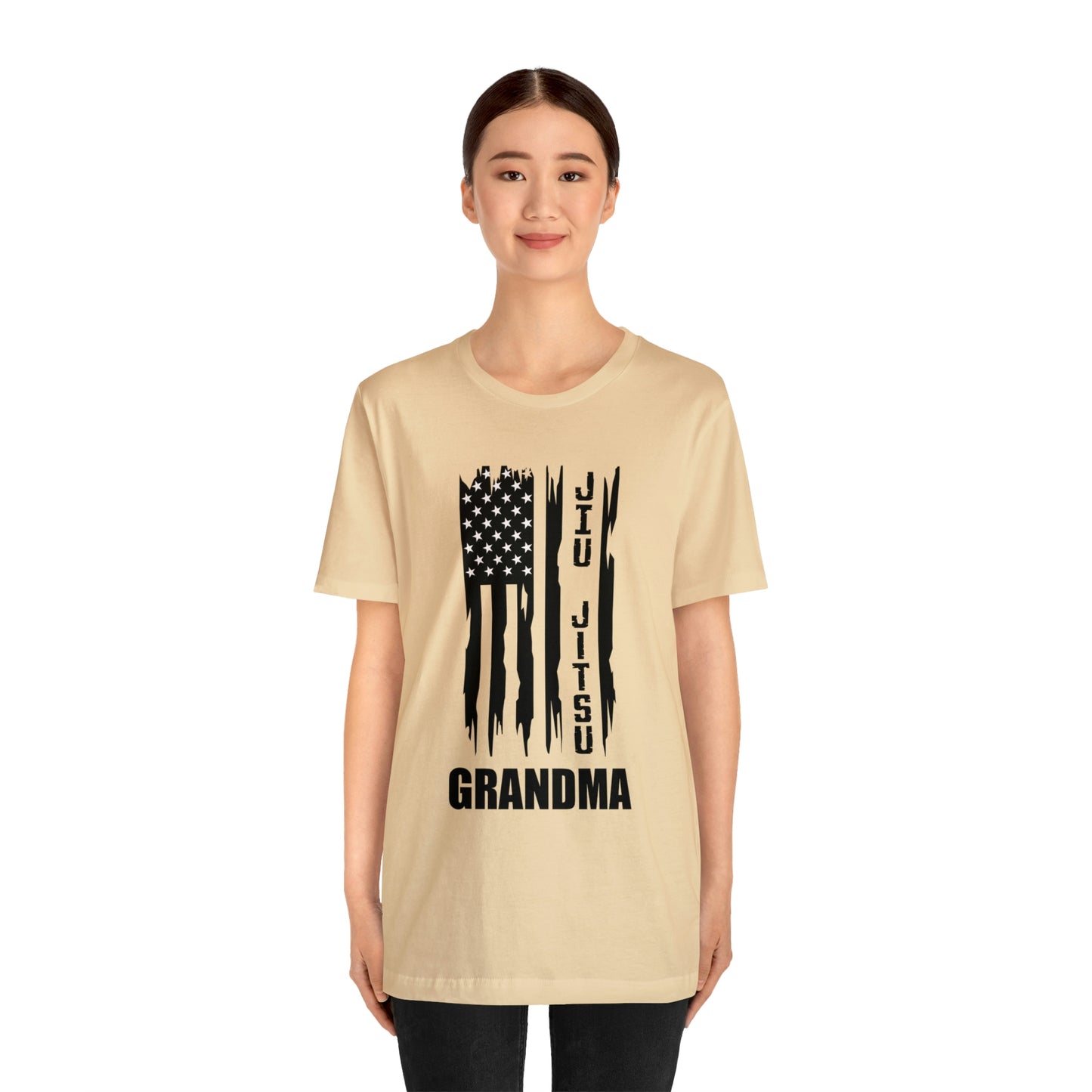 "JJ Grandma Flag" Unisex Jersey Short Sleeve Tee