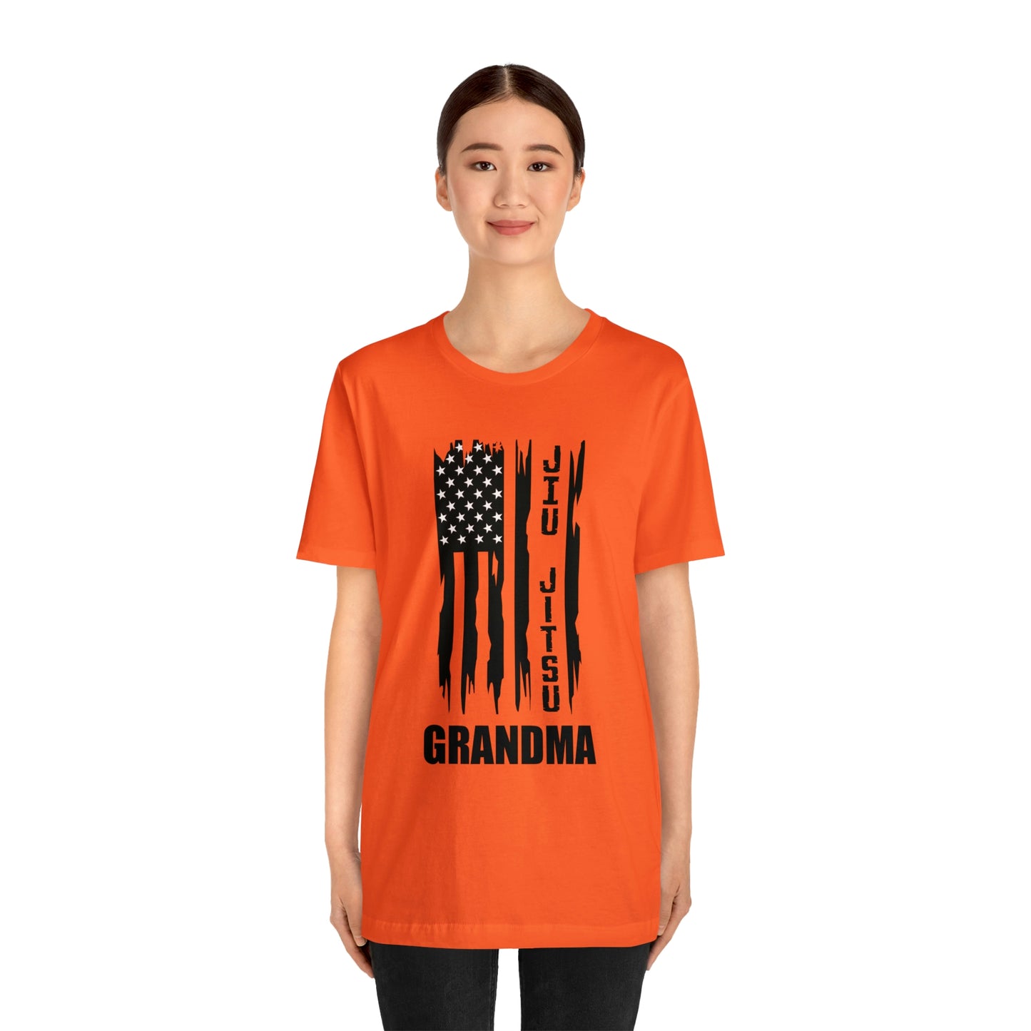 "JJ Grandma Flag" Unisex Jersey Short Sleeve Tee