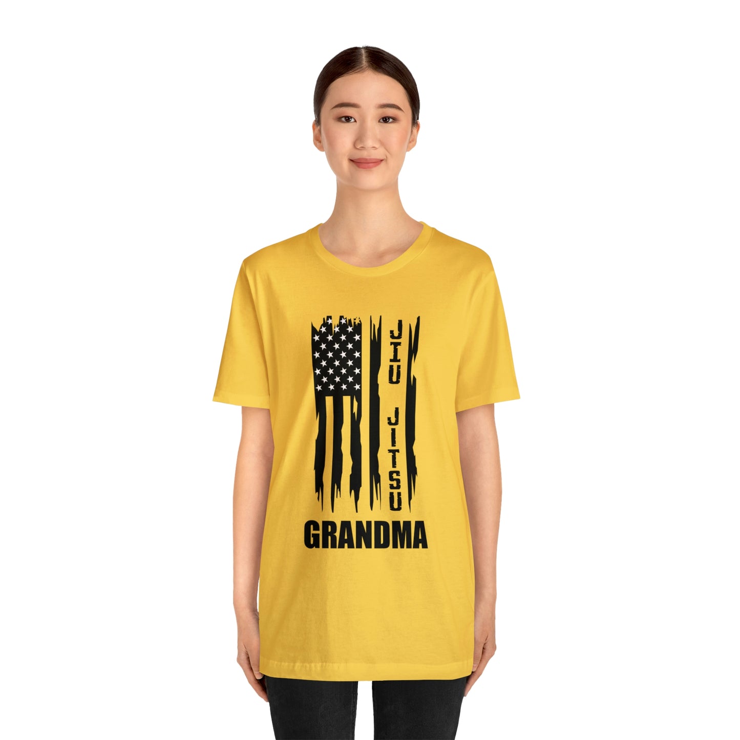 "JJ Grandma Flag" Unisex Jersey Short Sleeve Tee