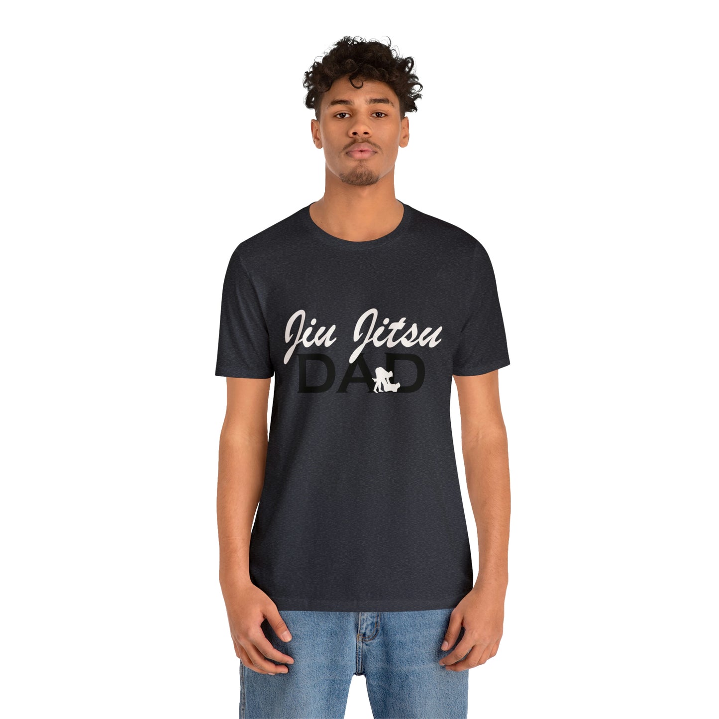 "JJ Dad Mixed Font" Unisex Jersey Short Sleeve Tee