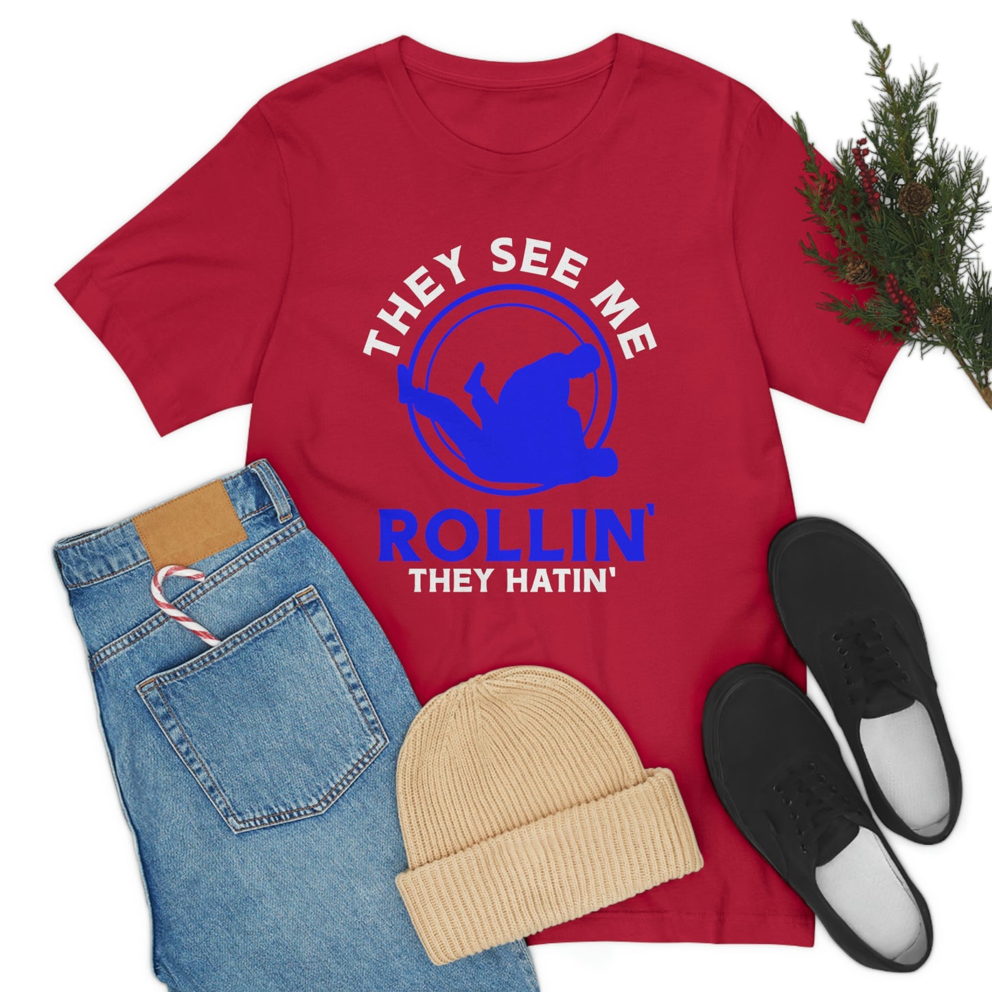 "Rollin'" Unisex Jersey Short Sleeve Tee