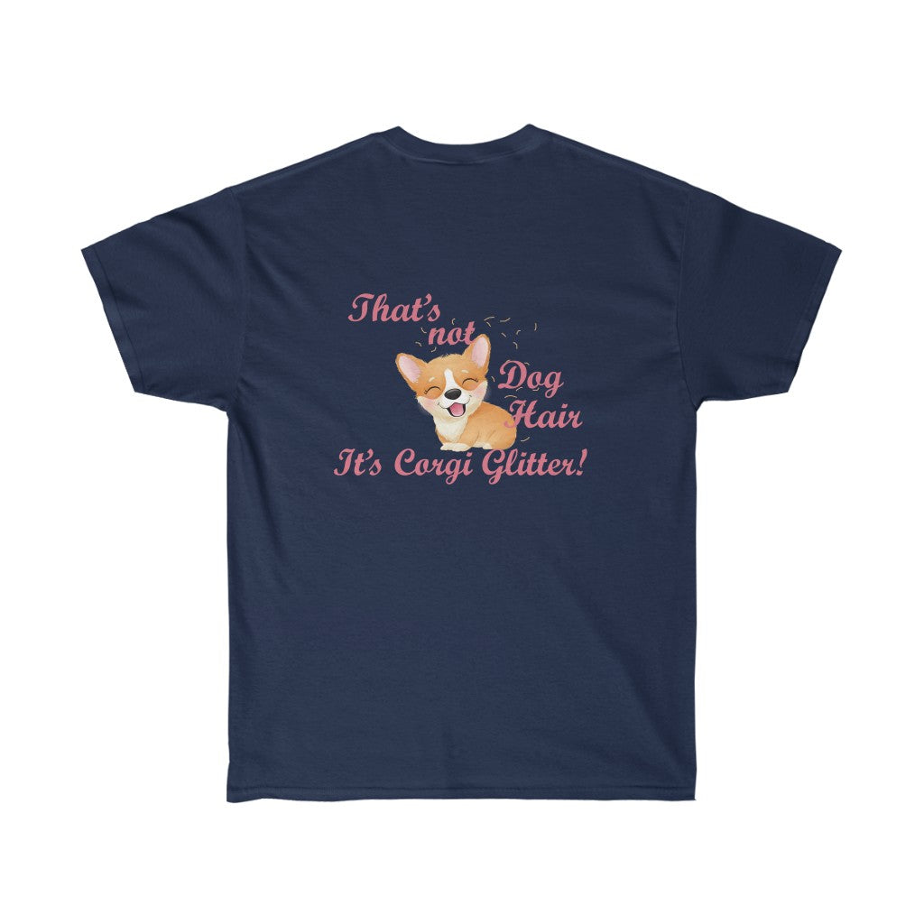 "FLF Corgi Glitter" Unisex Ultra Cotton Tee